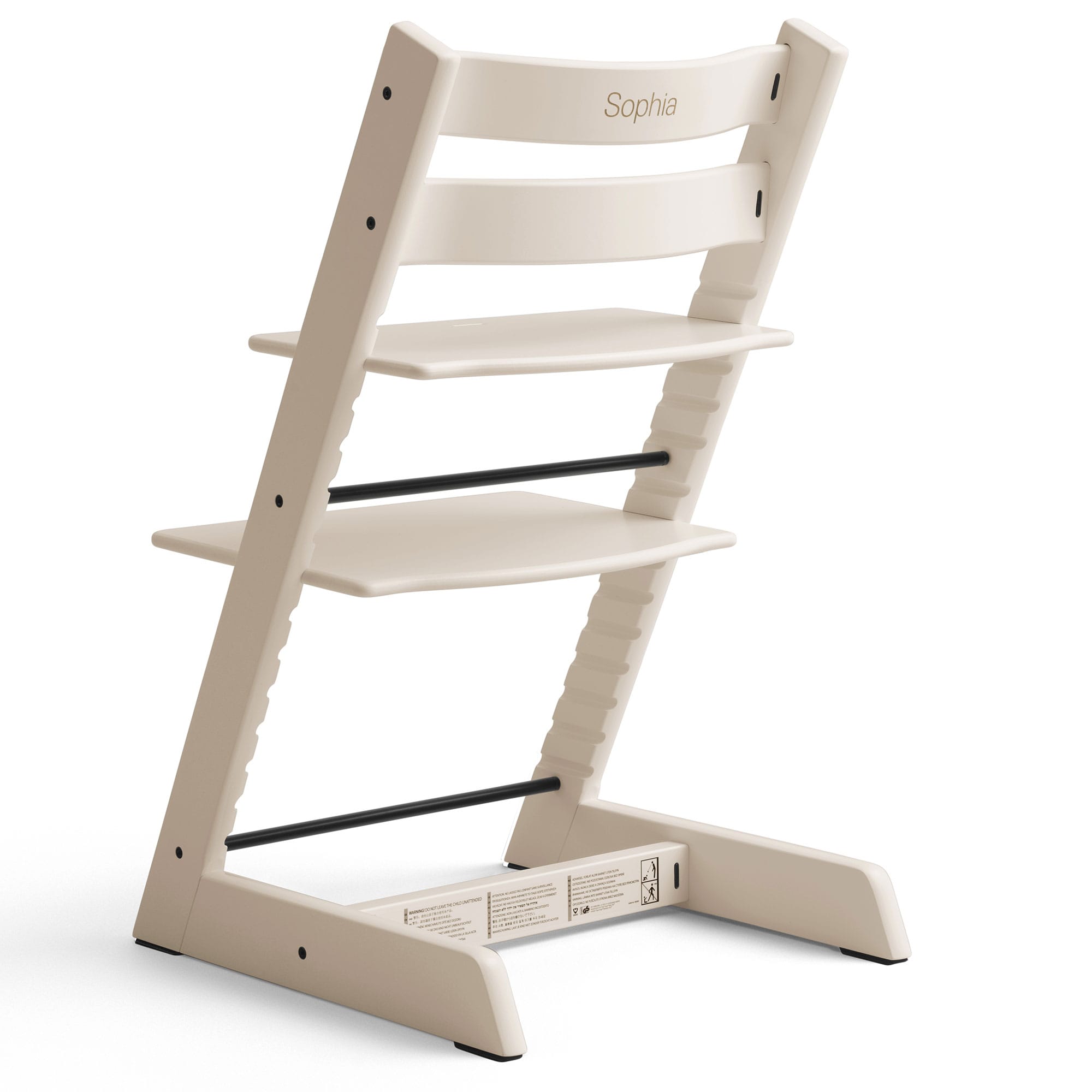 Stokke Tripp Trapp Highchair in Vanilla White Baby Highchairs 100142 7040351001427