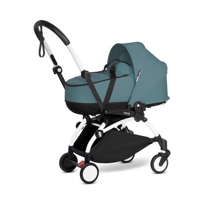 Stokke® YOYO³ Complete Pram - Black/Aqua Baby Prams 16453-PRA-AQU 7040356474080