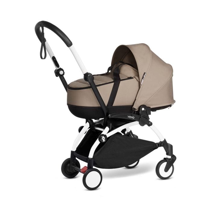 Stokke® YOYO³ Complete Pram - White/Taupe Baby Prams 16457-PRA-TAU 7040356474042