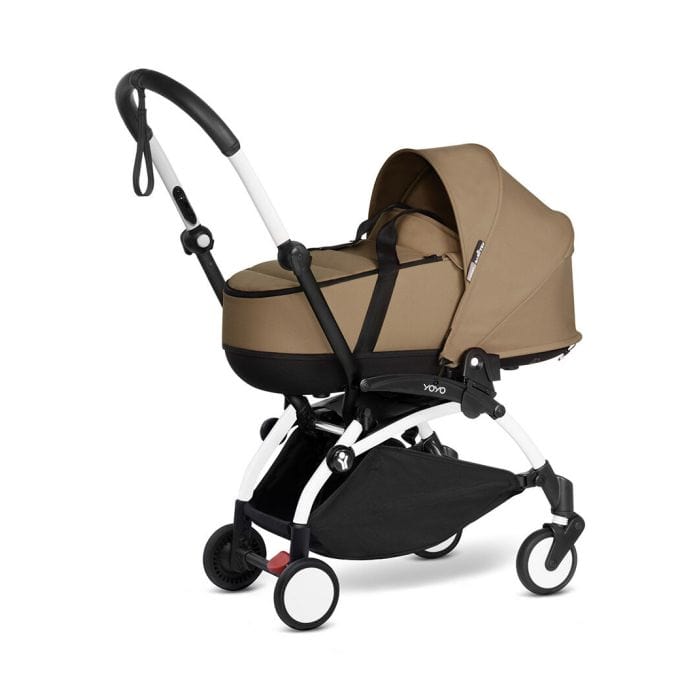 Stokke® YOYO³ Complete Pram - White/Toffee Baby Prams 16460-PRA-TOF 7040356474073