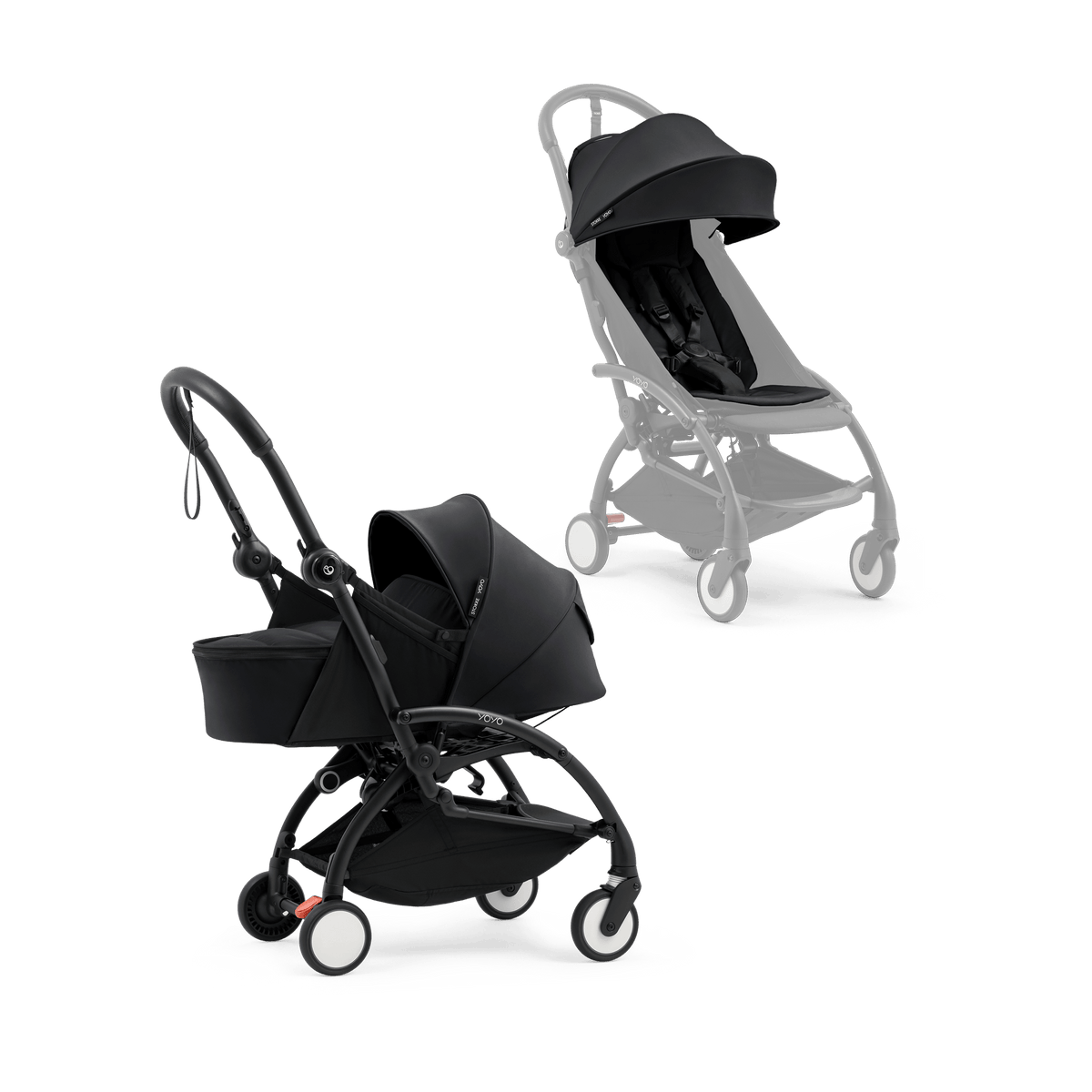 Stokke YOYO 5 Stroller with Newborn Pack in Black Pushchairs & Buggies 24077-BLK 7040357152017