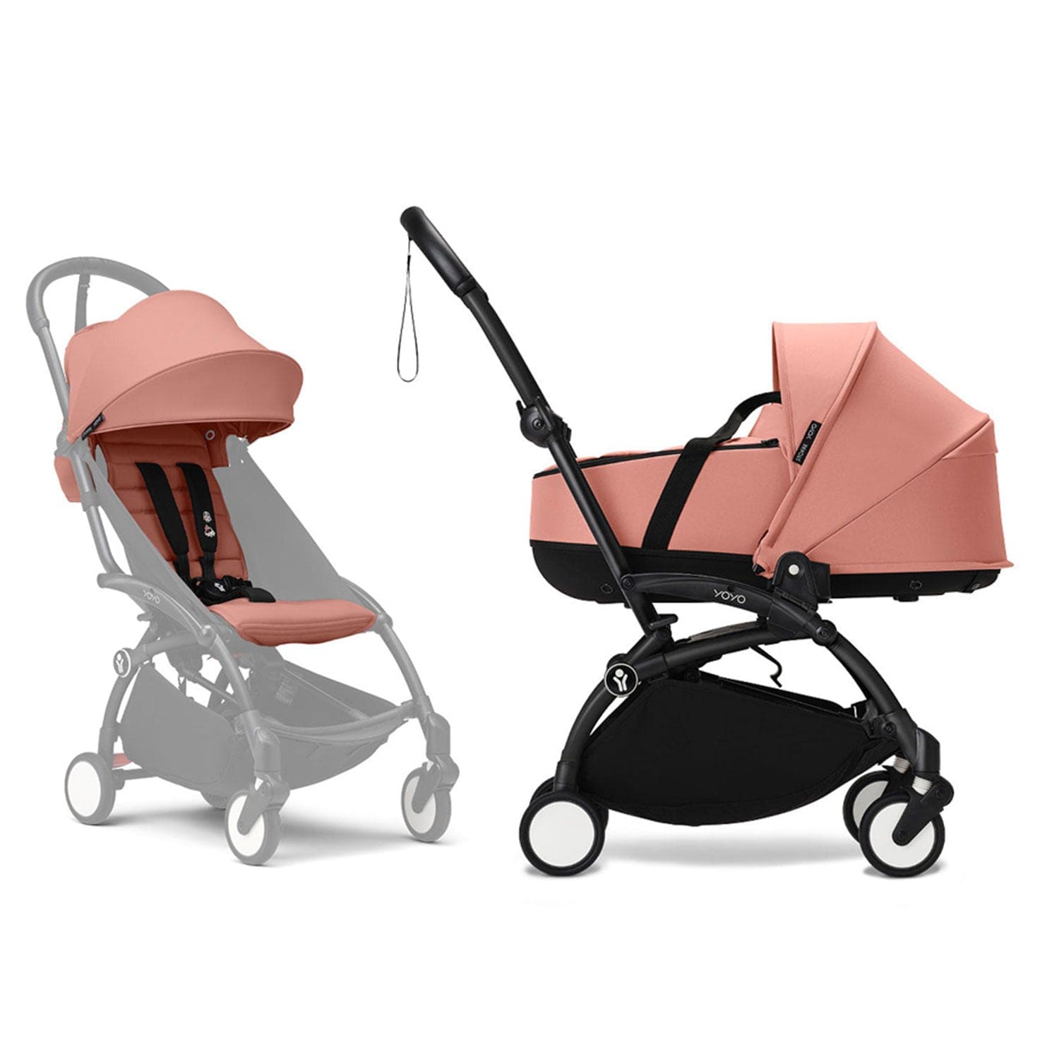 Stokke® YOYO³ Complete Pram Black/Ginger