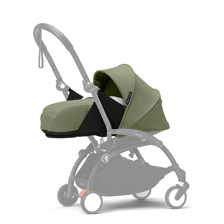 Stokke® YOYO³ Complete Travel System - Black/Olive Travel Systems 16502-AYN-OLI 7040356474110