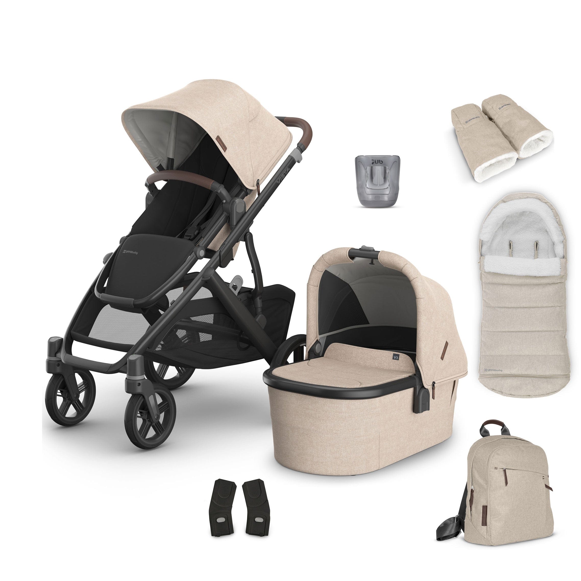 uppababy declan Uppababy Vista V3 Complete Bundle in Liam