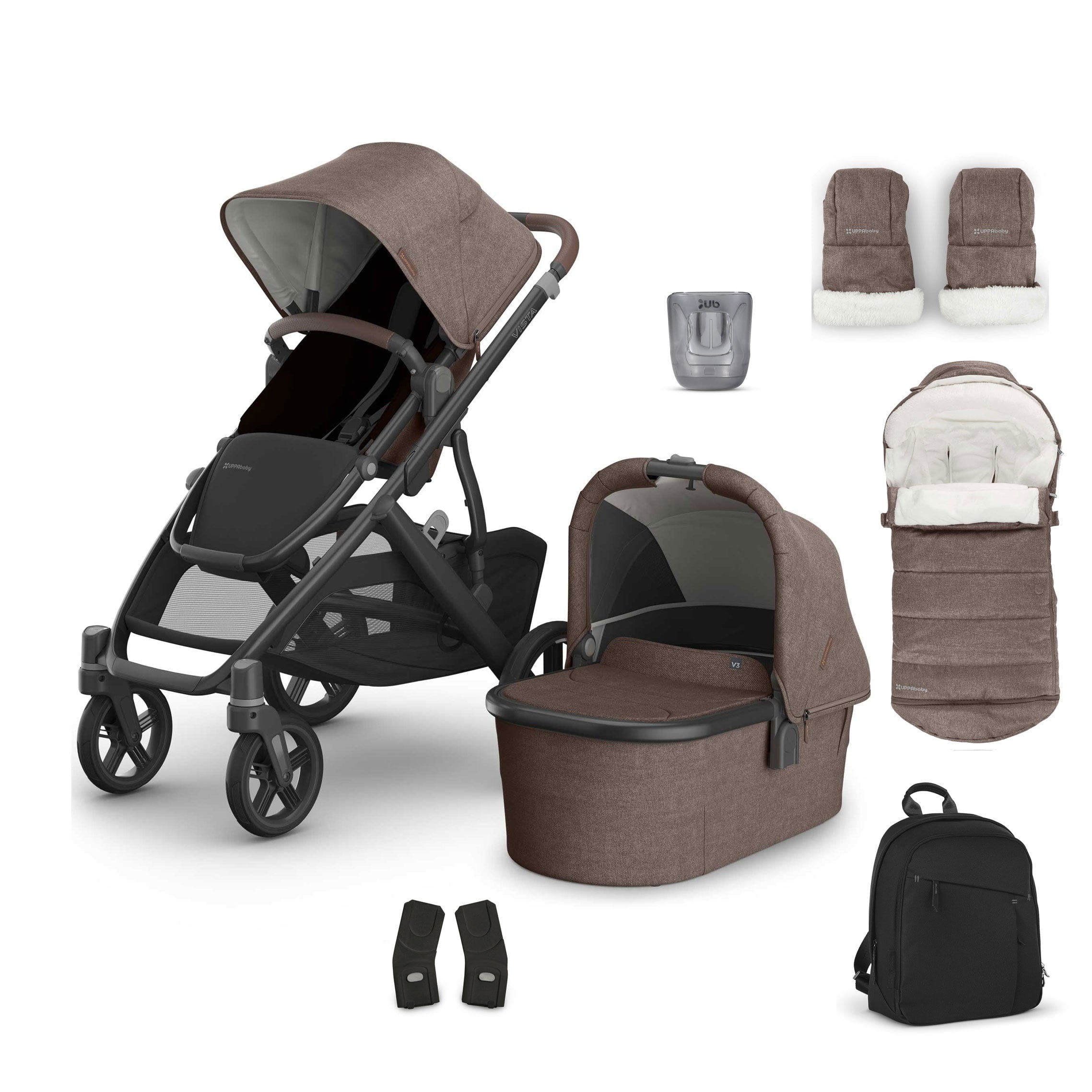 Uppababy Vista V3 Complete Bundle in Owen Baby Prams 20027-VIS-COM-OWN 810177712305