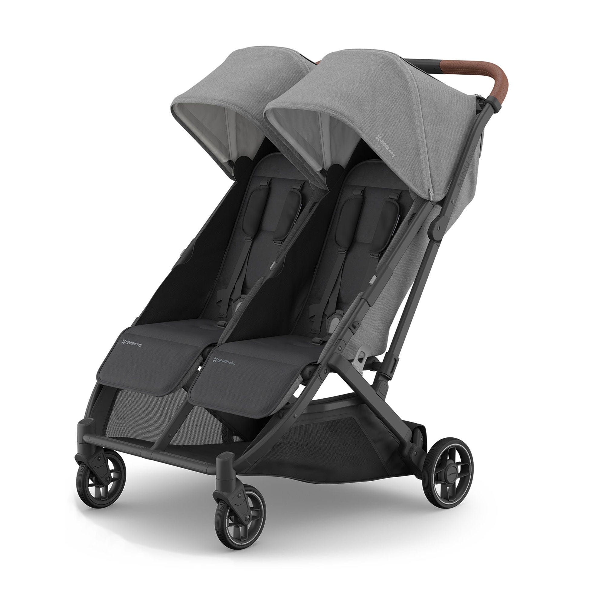 UPPAbaby Minu Duo Stroller in Greyson Double & Twin Prams 0801-MND-UK-GRY 0810142399142