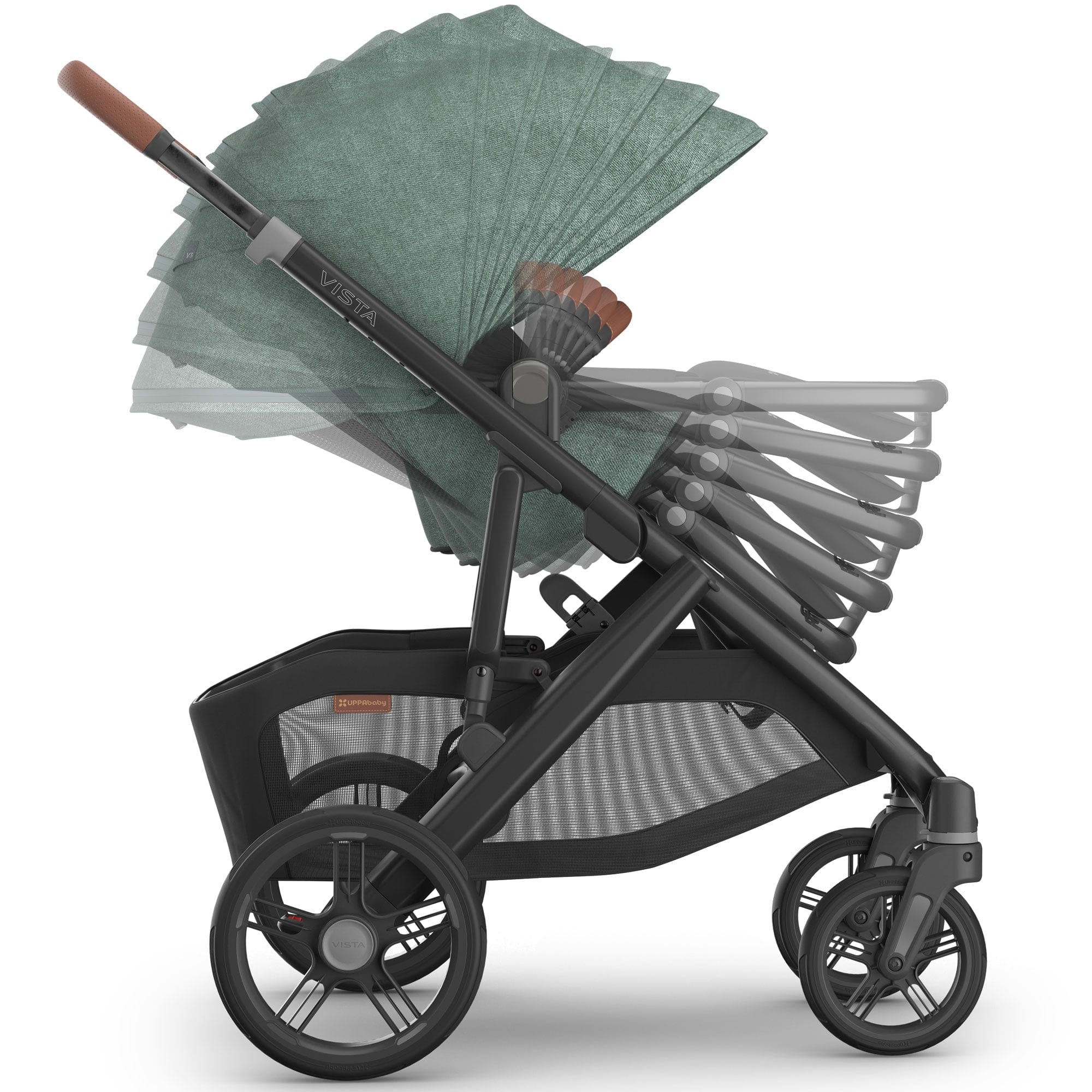 Uppababy Vista V3 Duo Pram in Gwen Double & Twin Prams VIS-DUO-GWEN 0810142392686