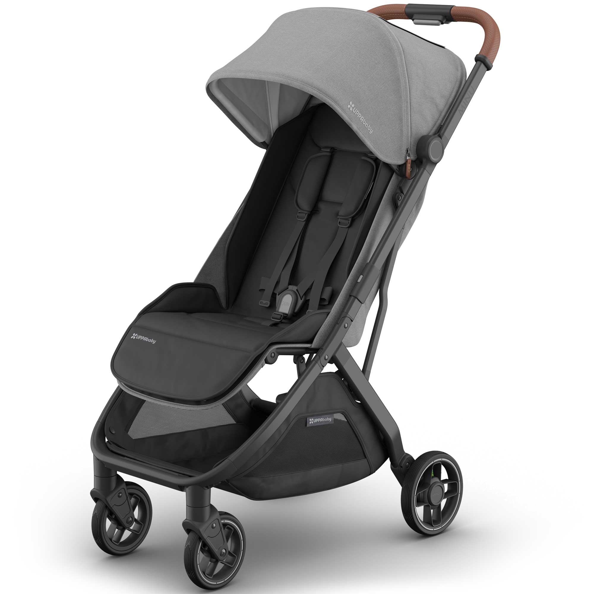 UPPAbaby Minu V3 Stroller in Greyson Pushchairs & Buggies 0803-MIN-UK-GRY 0810142399265