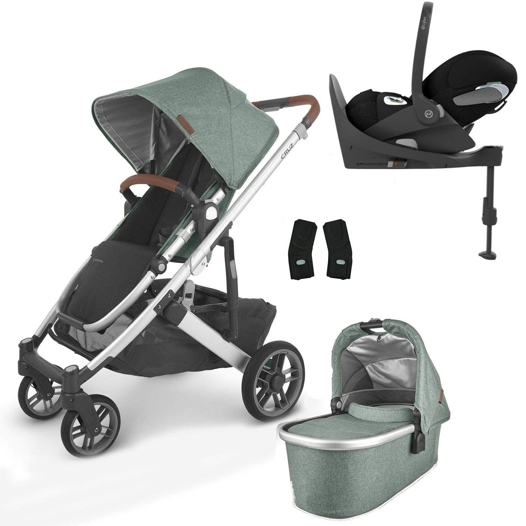 Uppababy Cruz V2 Cloud T & Base Travel System Emmett Travel Systems 6302-EMT 0810030090045