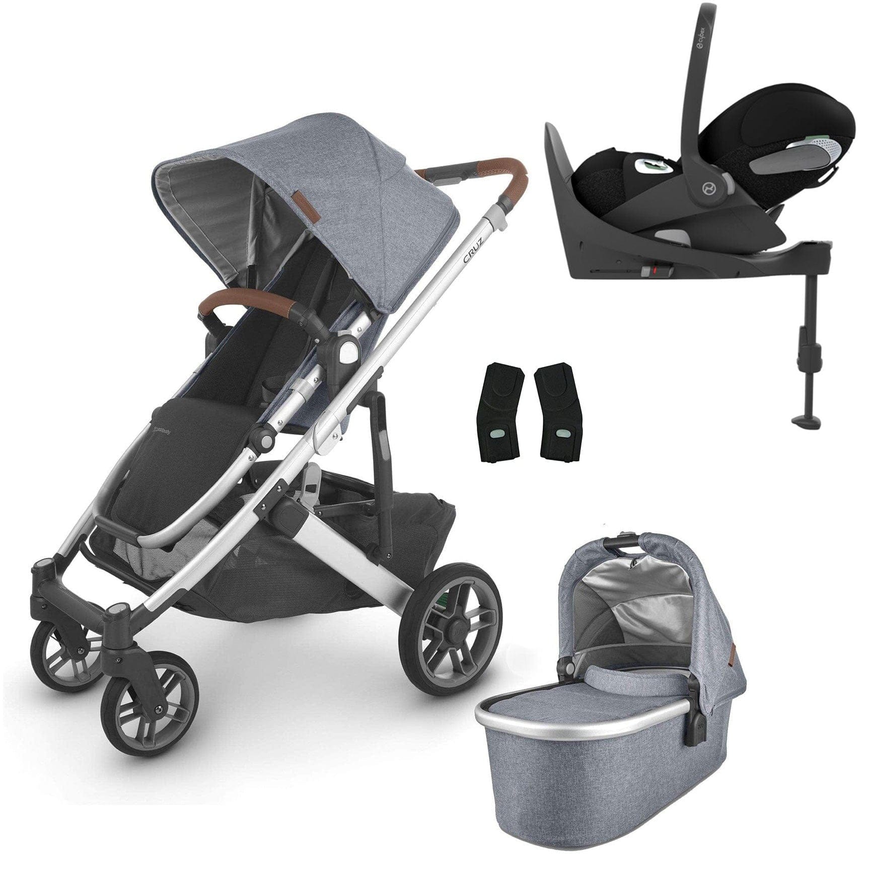 Uppababy Cruz V2 Cloud T & Base Travel System Gregory Travel Systems 6303-GRG 0810030090069