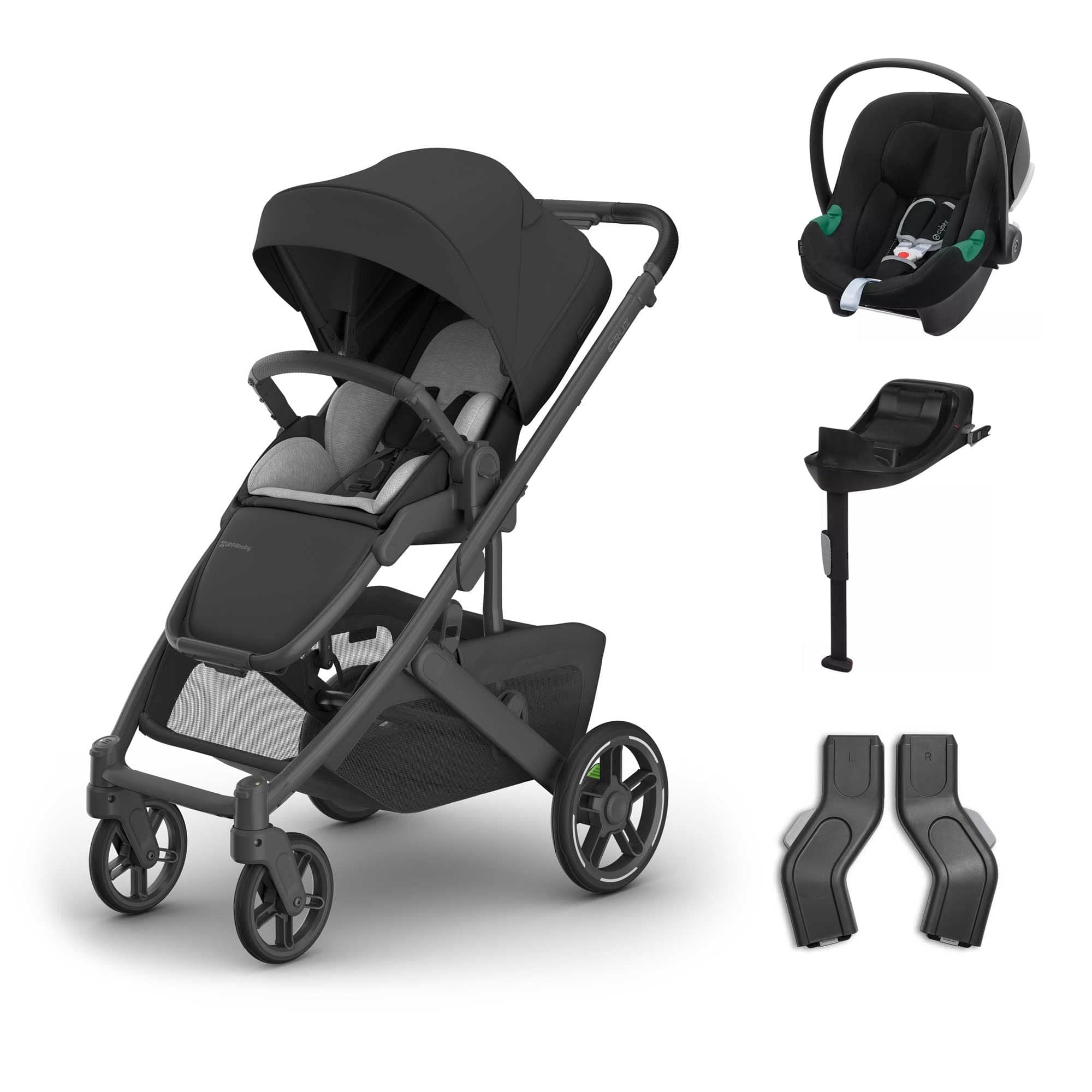 UPPAbaby Cruz V3 Cybex Travel System in Jake Travel Systems 20052-TVS-JKE-3 810177711247