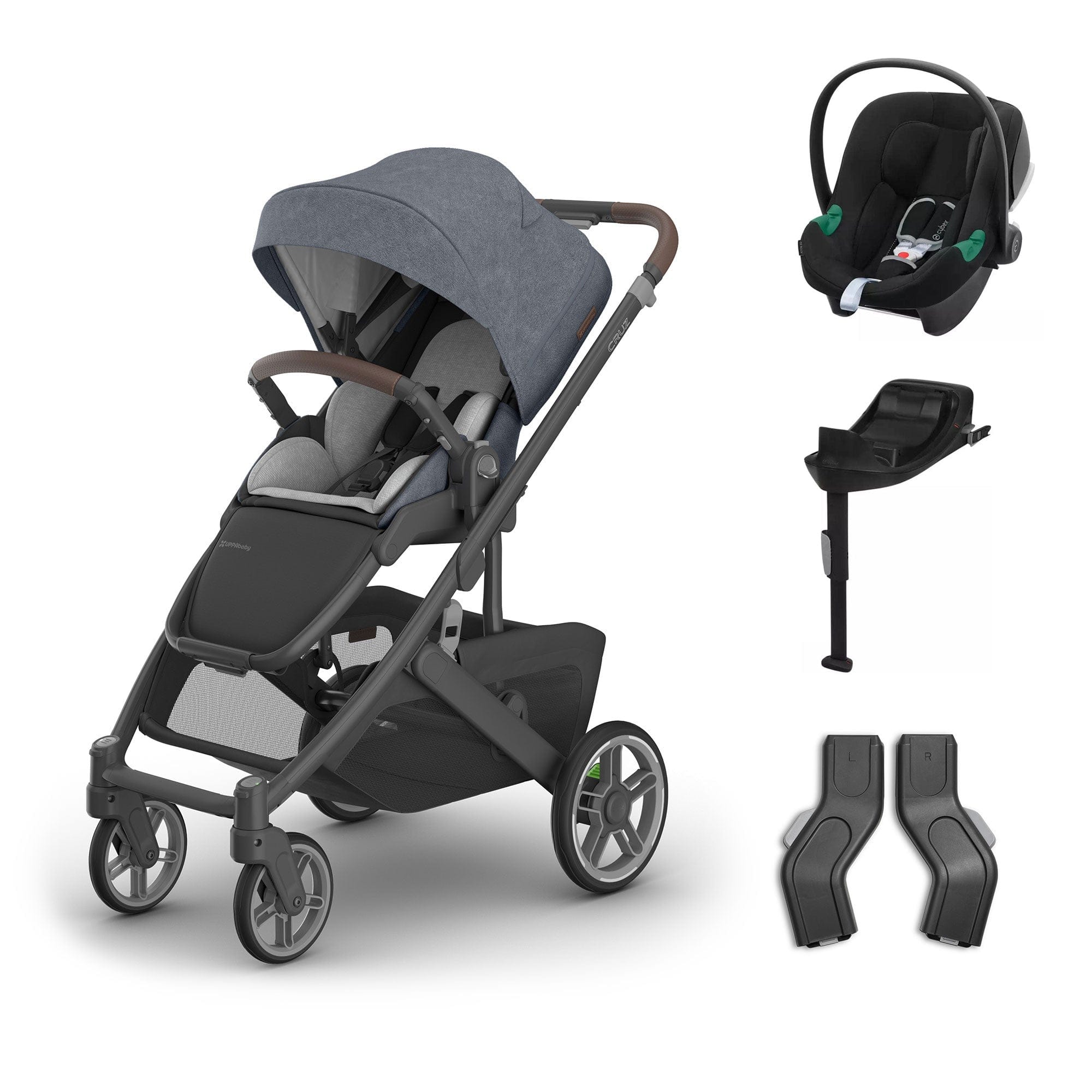 UPPAbaby Cruz V3 Cybex Travel System in Julian Travel Systems 20055-TVS-JUL-3 810177712503