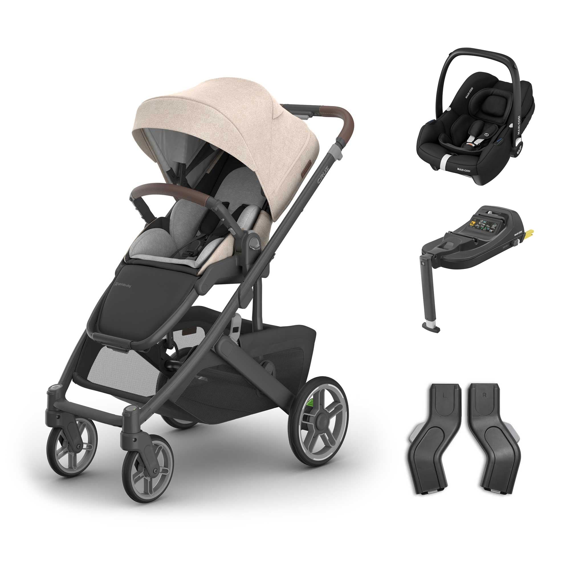 UPPAbaby Cruz V3 Maxi-Cosi Travel System in Liam Travel Systems 20053-TVS-LIA 810177711261