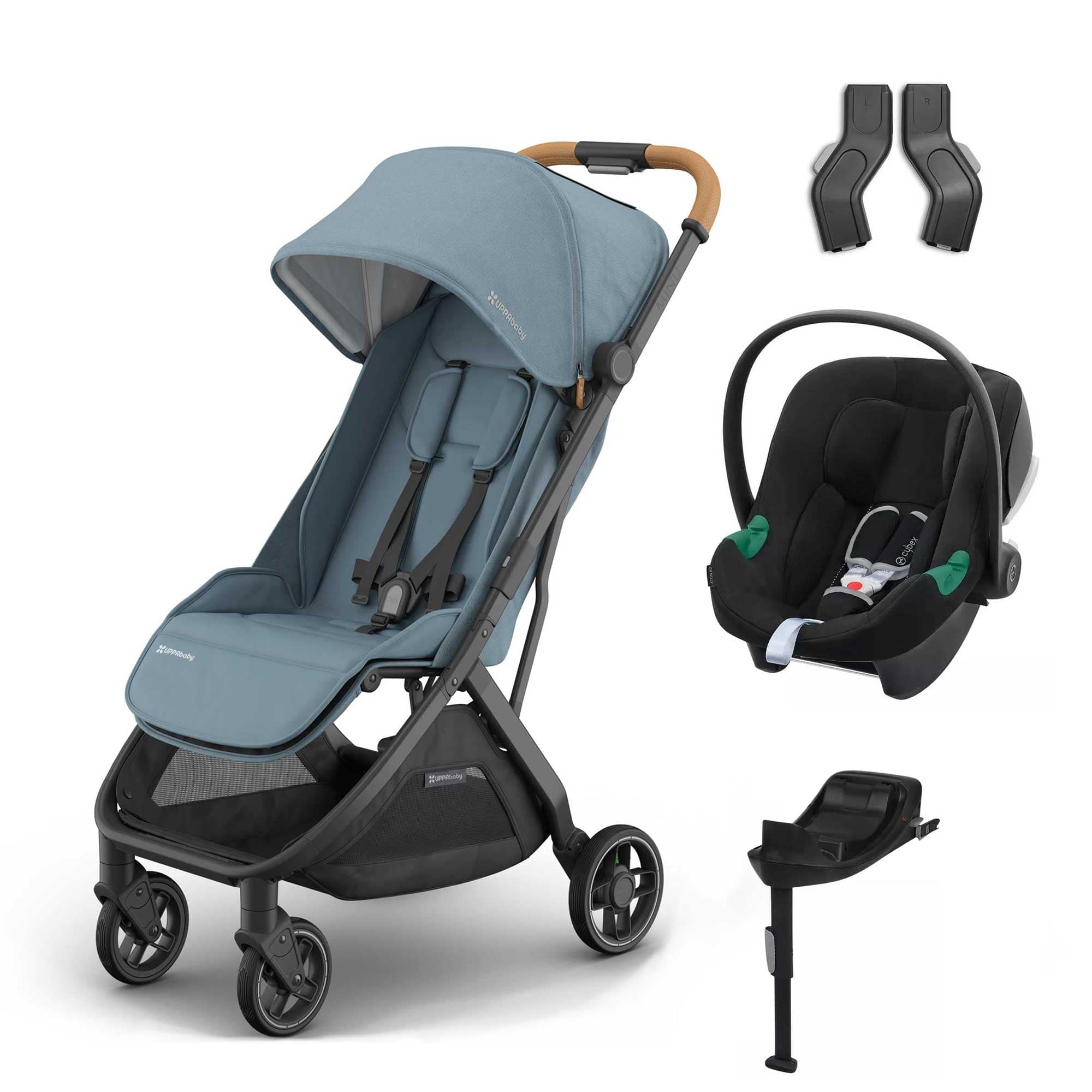 UPPAbaby Minu V3 Cybex Travel System in Dillan Travel Systems 19069-MIN-ATO-DIL 0810142399531