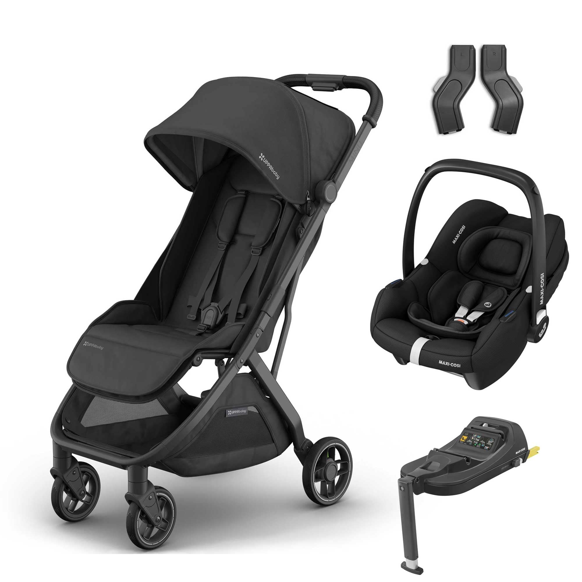 UPPAbaby Minu V3 Maxi-Cosi Travel System in Jake Travel Systems