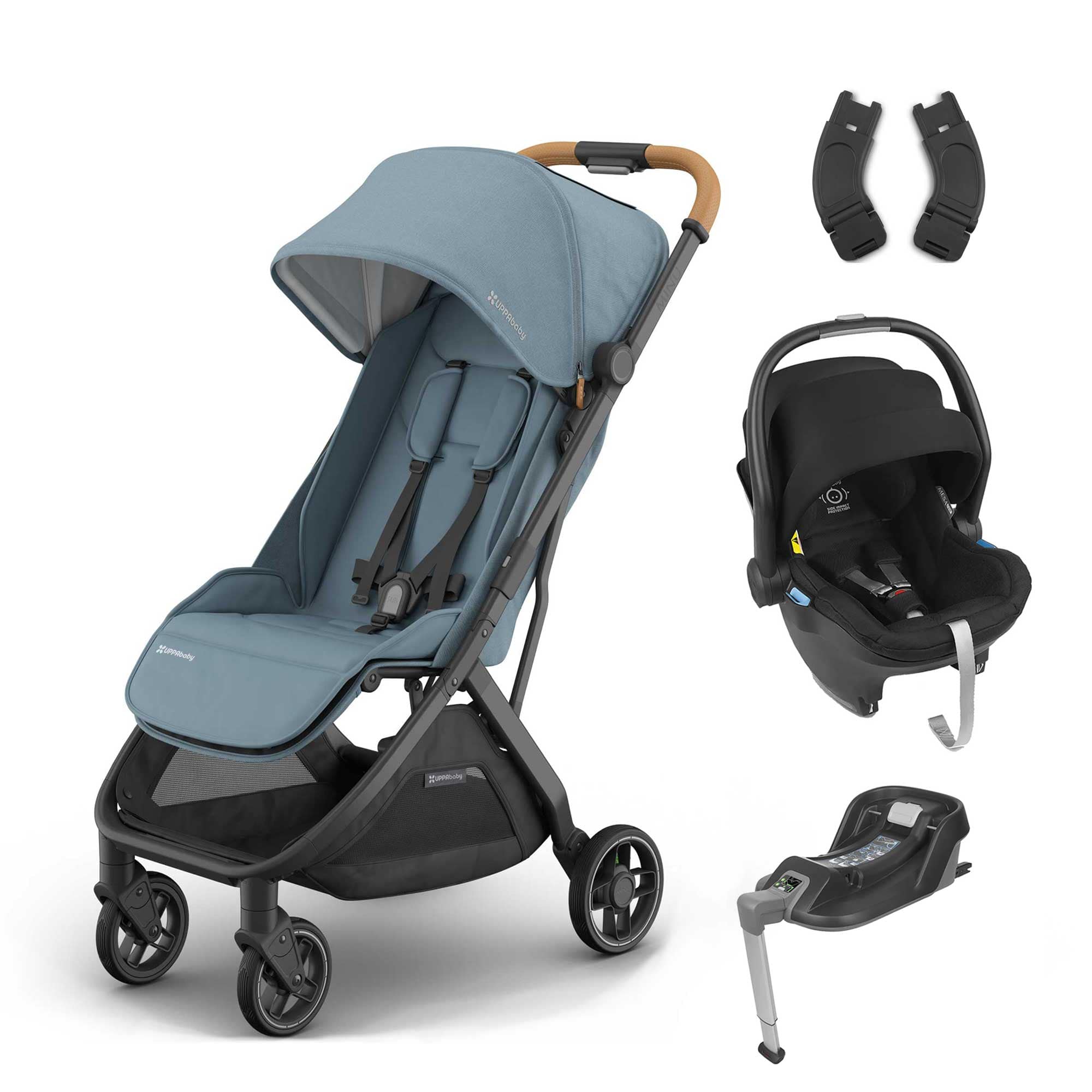 UPPAbaby Minu V3 Mesa Travel System in Dillan Travel Systems 19057-MIN-TVS-DIL 0810142399531