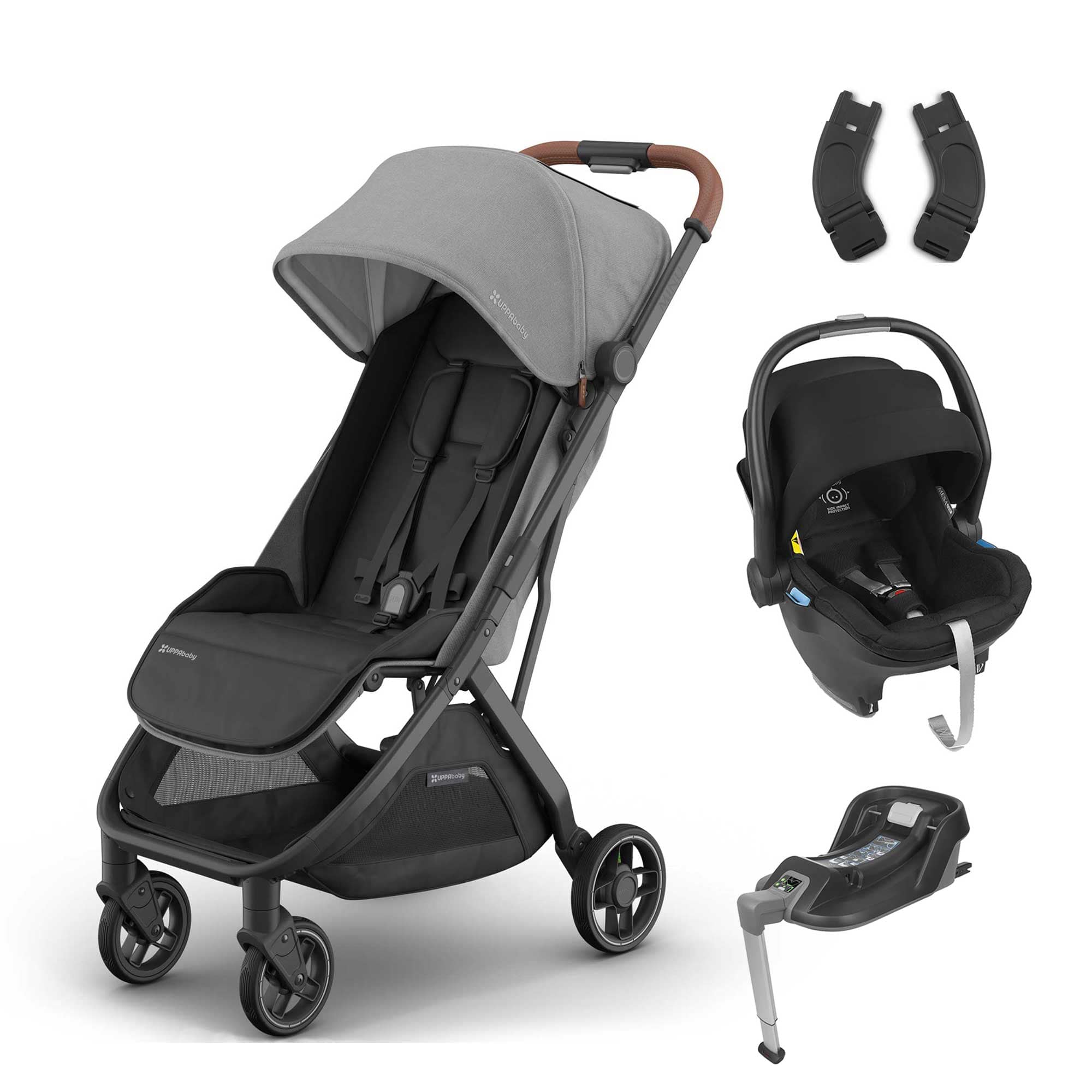 UPPAbaby Minu V3 Mesa Travel System in Greyson Travel Systems 19058-MIN-TVS-GRY 0810142399265
