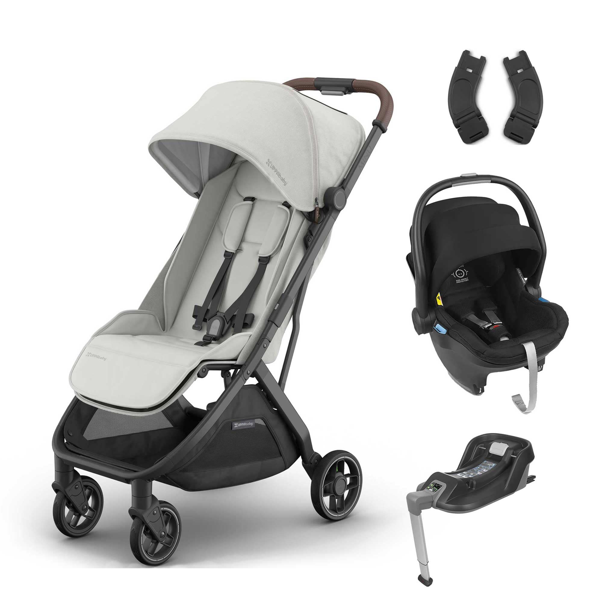 UPPAbaby Minu V3 Mesa Travel System in Savannah Travel Systems 19060-MIN-TVS-SAV 0810142399586