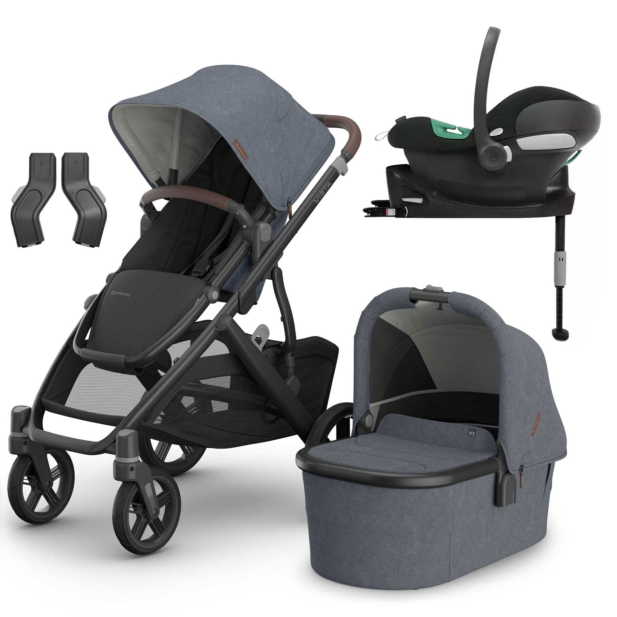 Uppababy Vista V3 Cybex Travel System in Julian Travel Systems 20032-JUL 810177712299