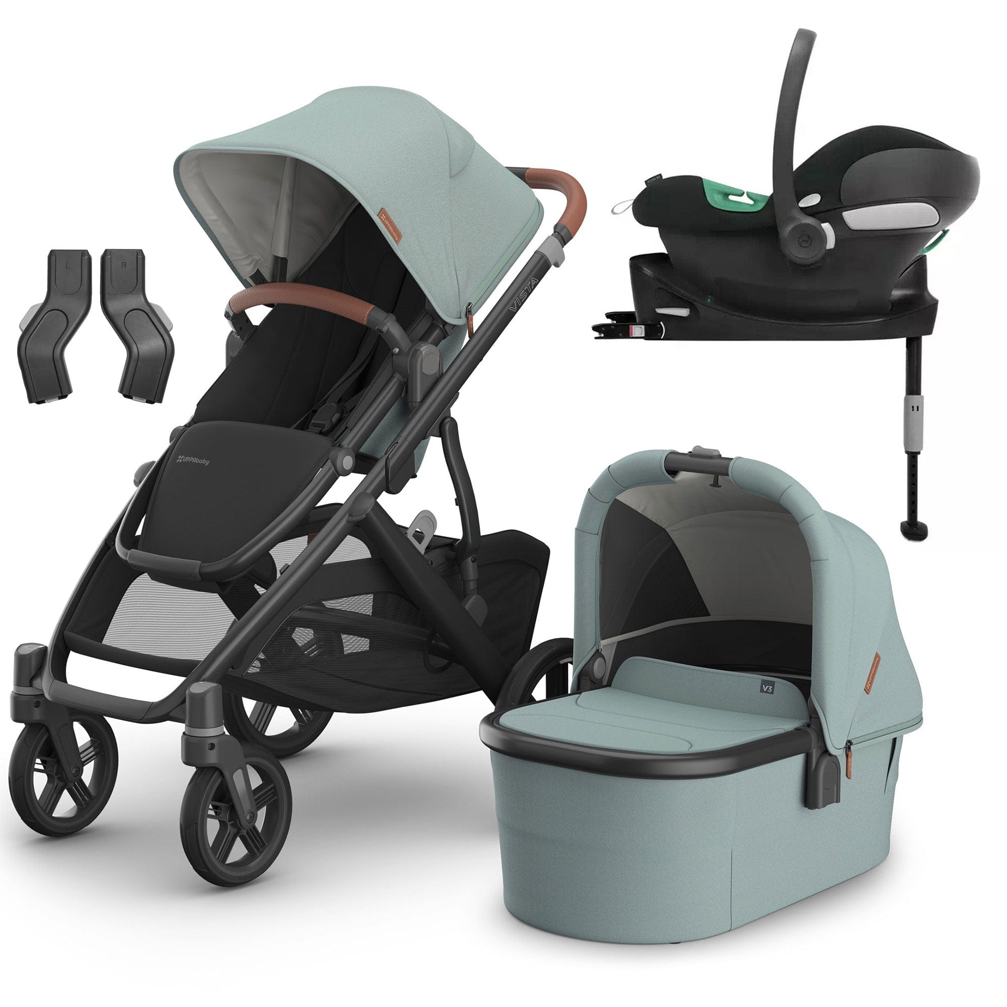 Uppababy Vista V3 Cybex Travel System in Kenzi - Main Image
