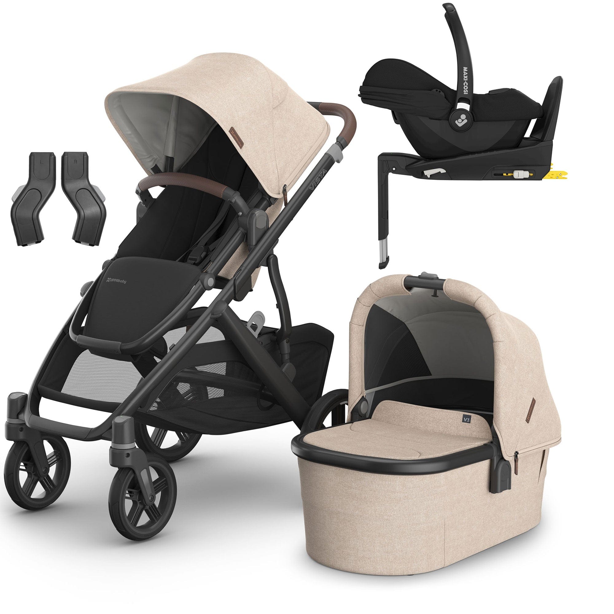 Uppababy Vista V3 Maxi-Cosi Travel System in Liam