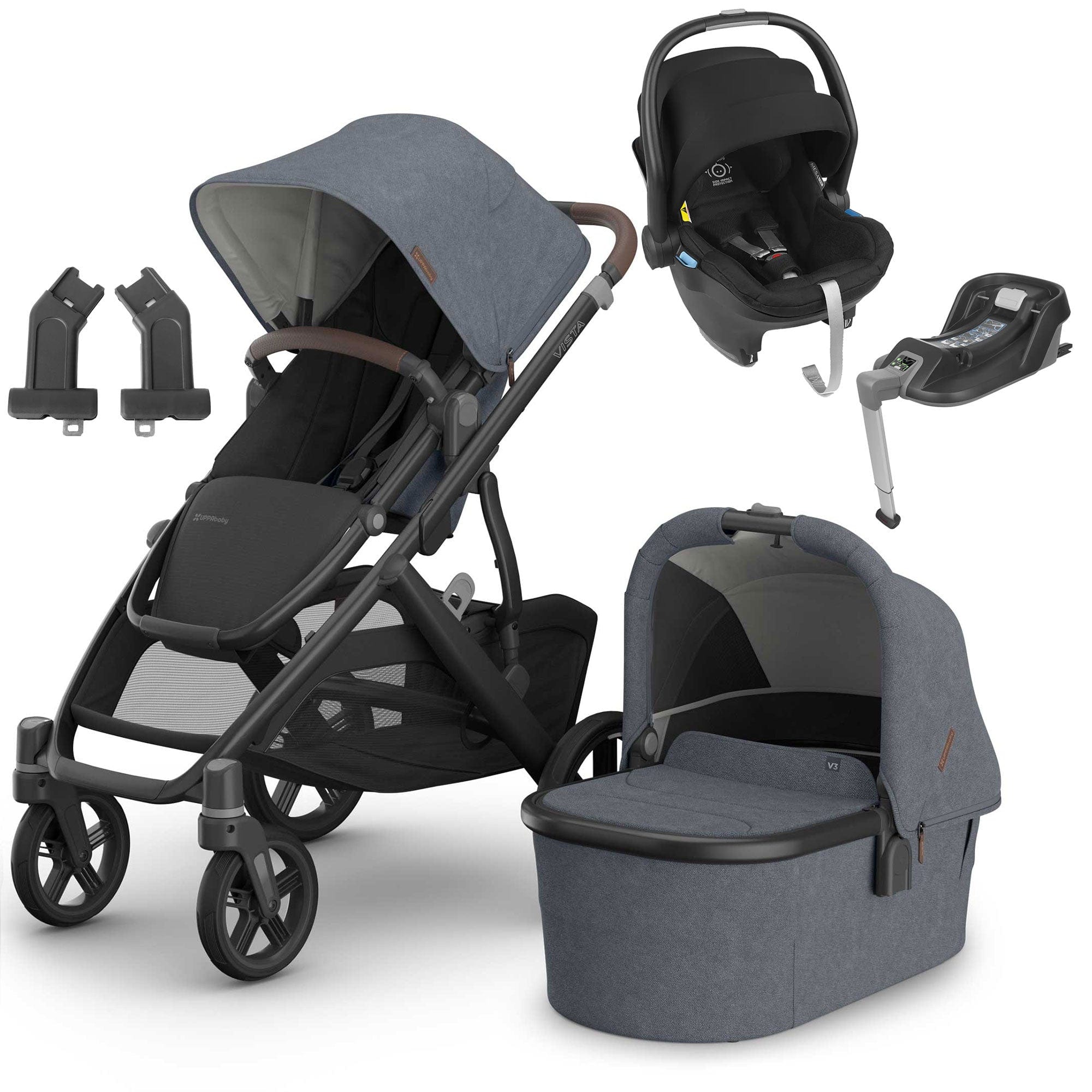 Uppababy Vista V3 Mesa & Base Travel System in Julian Travel Systems 20029-JUL 810177712299