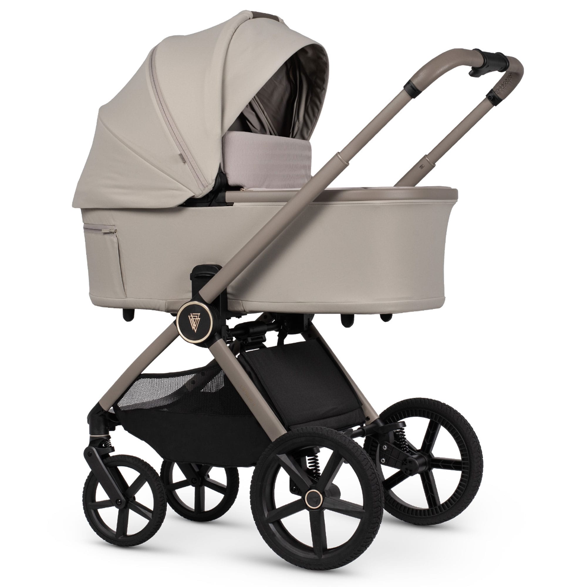 Venicci Tinum Upline 3 Ultimate Bundle in Pebble Baby Prams