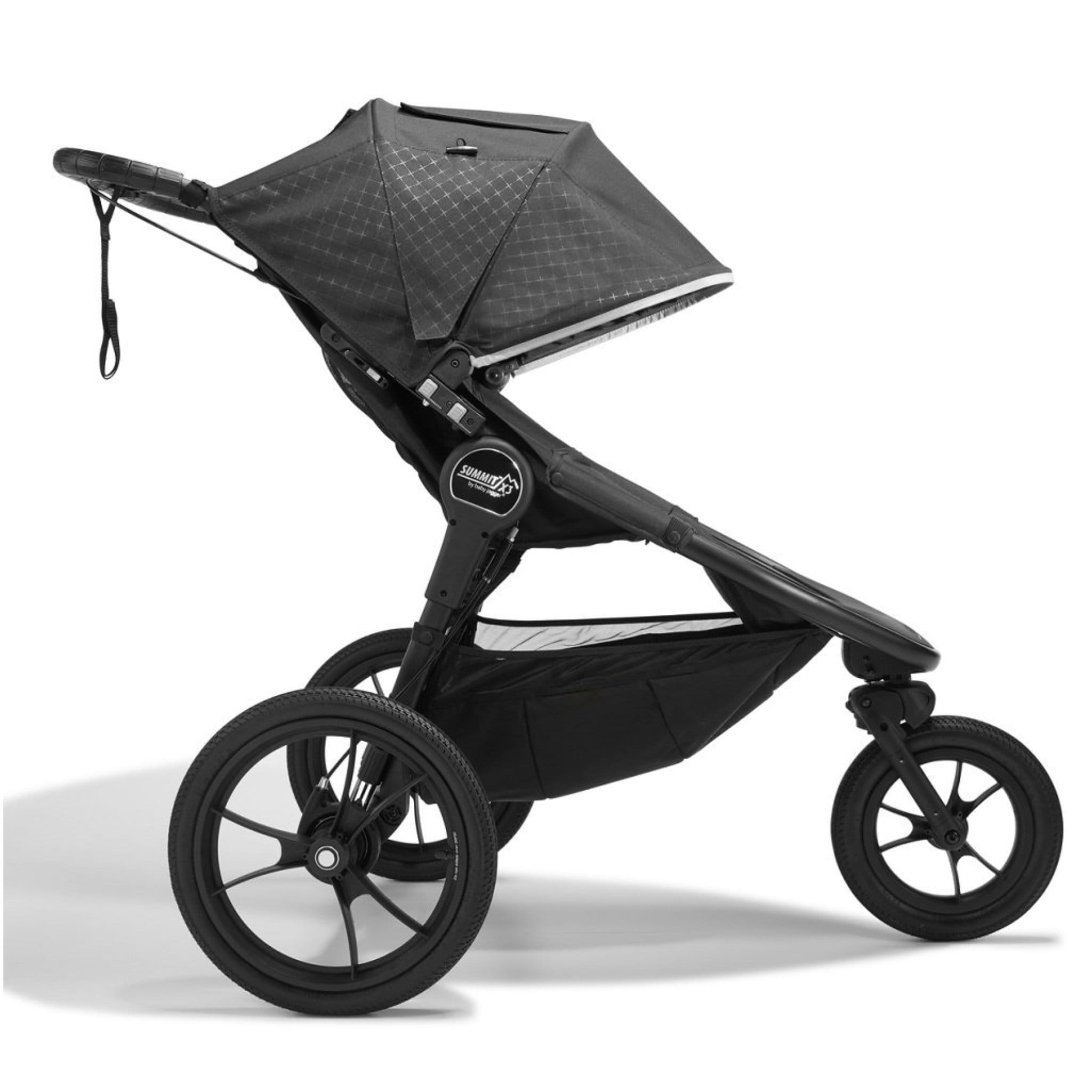 Baby Jogger Summit X3 Single Stroller Midnight Black 3 Wheelers 2143990 0047406177653