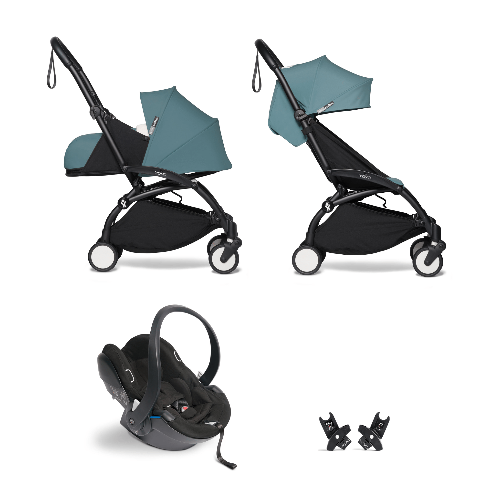 Babyzen YOYO2 Stroller Bundle - Black Frame/Black Color Pack