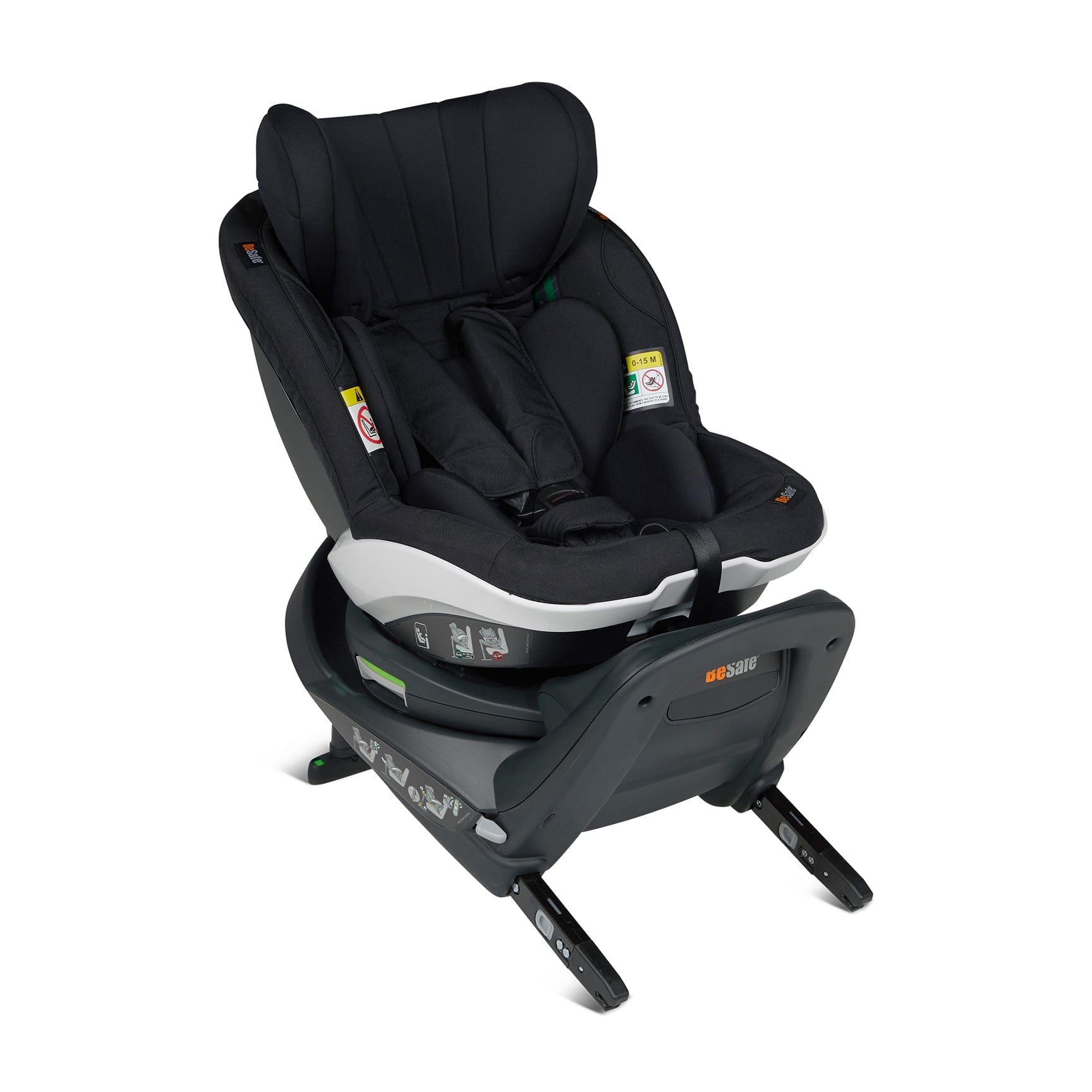 BeSafe iZi Twist i-Size Car Seat Fresh Black Cab Car Seats 11008117-Blackcab 7072754003869