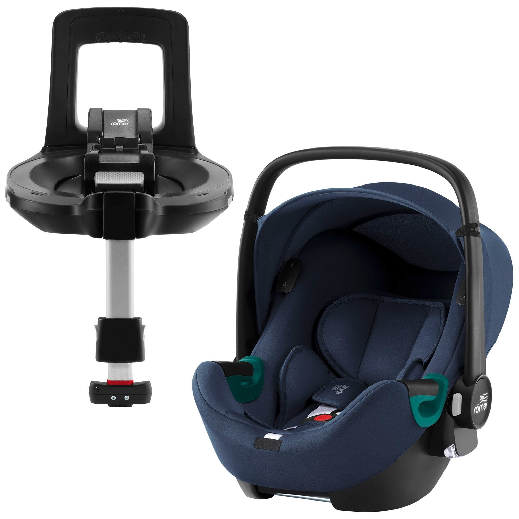 Britax Baby-Safe iSense/Flex Base iSense Bundle Indigo Blue Baby Car Seats 8811-IND-BLU 4000984312607