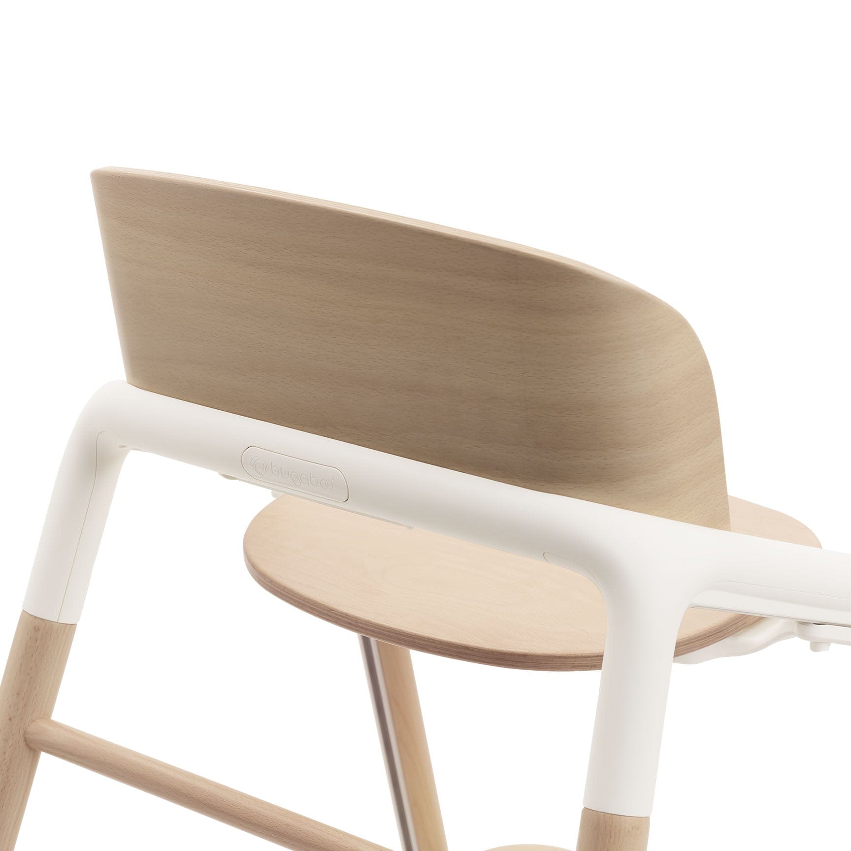 Bugaboo Giraffe Chair and Newborn Set in Wood White Baby Highchairs 12259-WOO-WHT 8717447401407