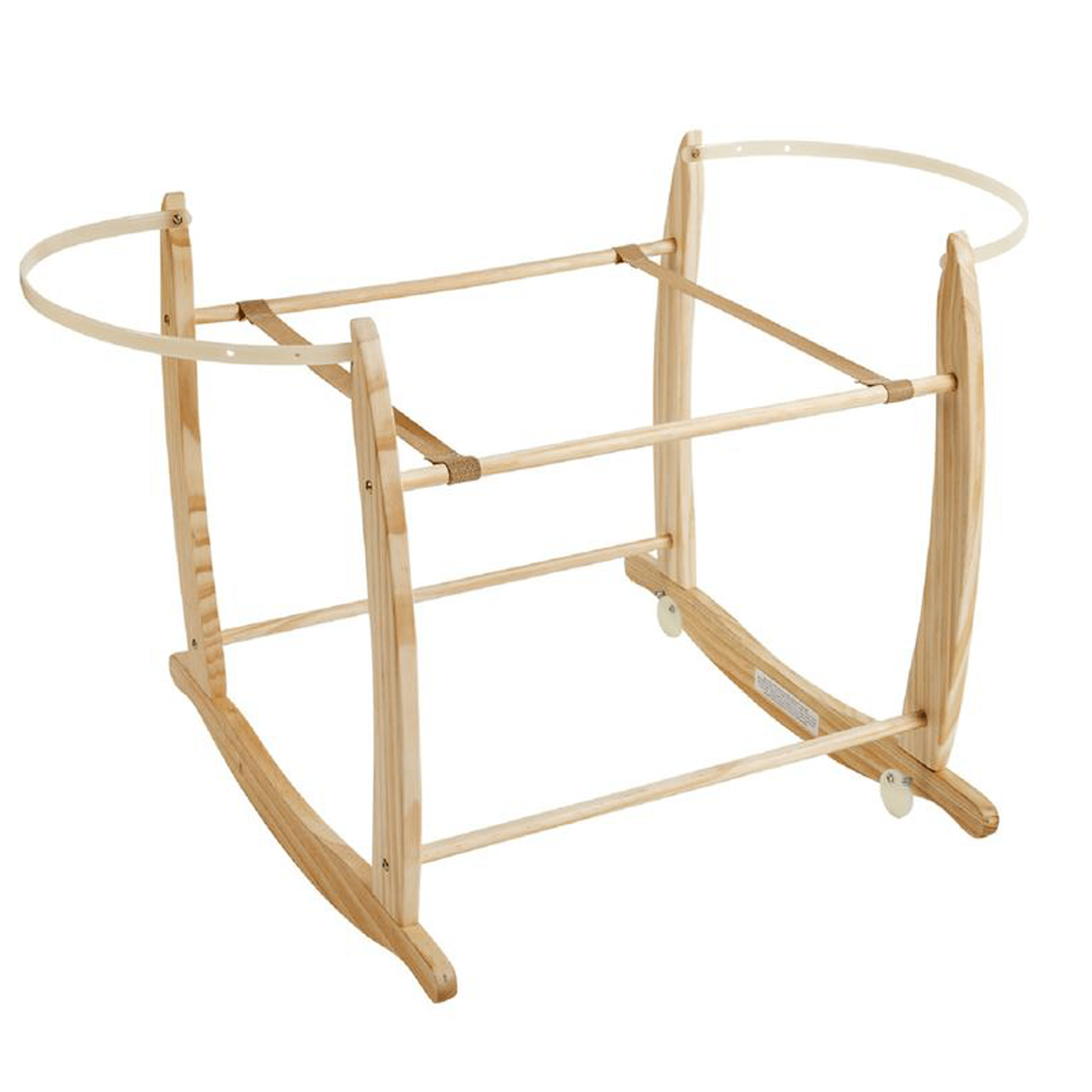 Clair de Lune Deluxe Rocking Moses Stand Natural Moses Baskets & Stands cl4281NL 5033775089807