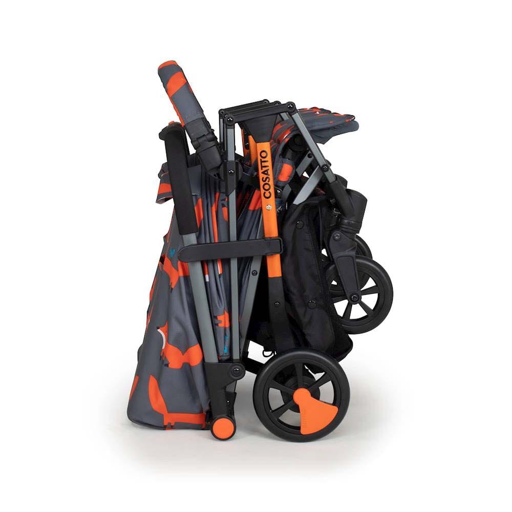 Cosatto Woosh Double Pushchair Charcoal Mister Fox Double & Twin Prams