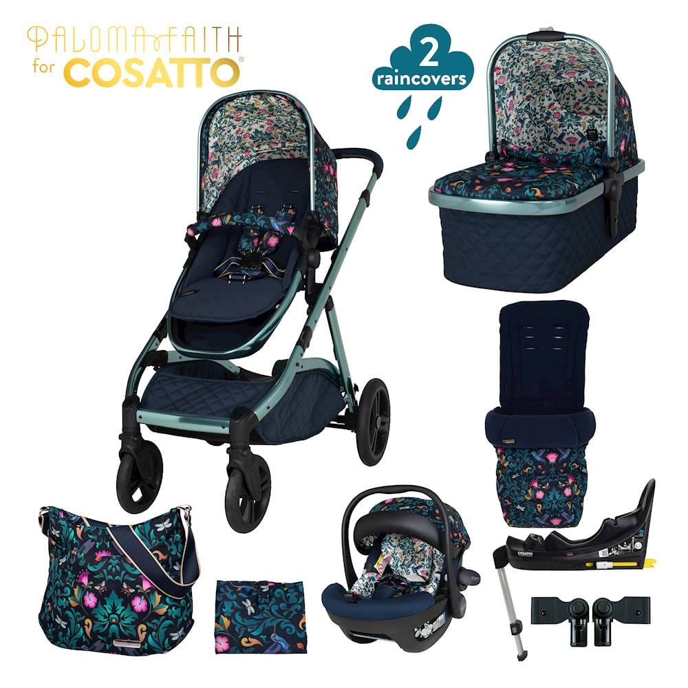 Cosatto Wow XL Acorn Everything Bundle Paloma Faith Wildling Travel Systems CT5366 5021645068014
