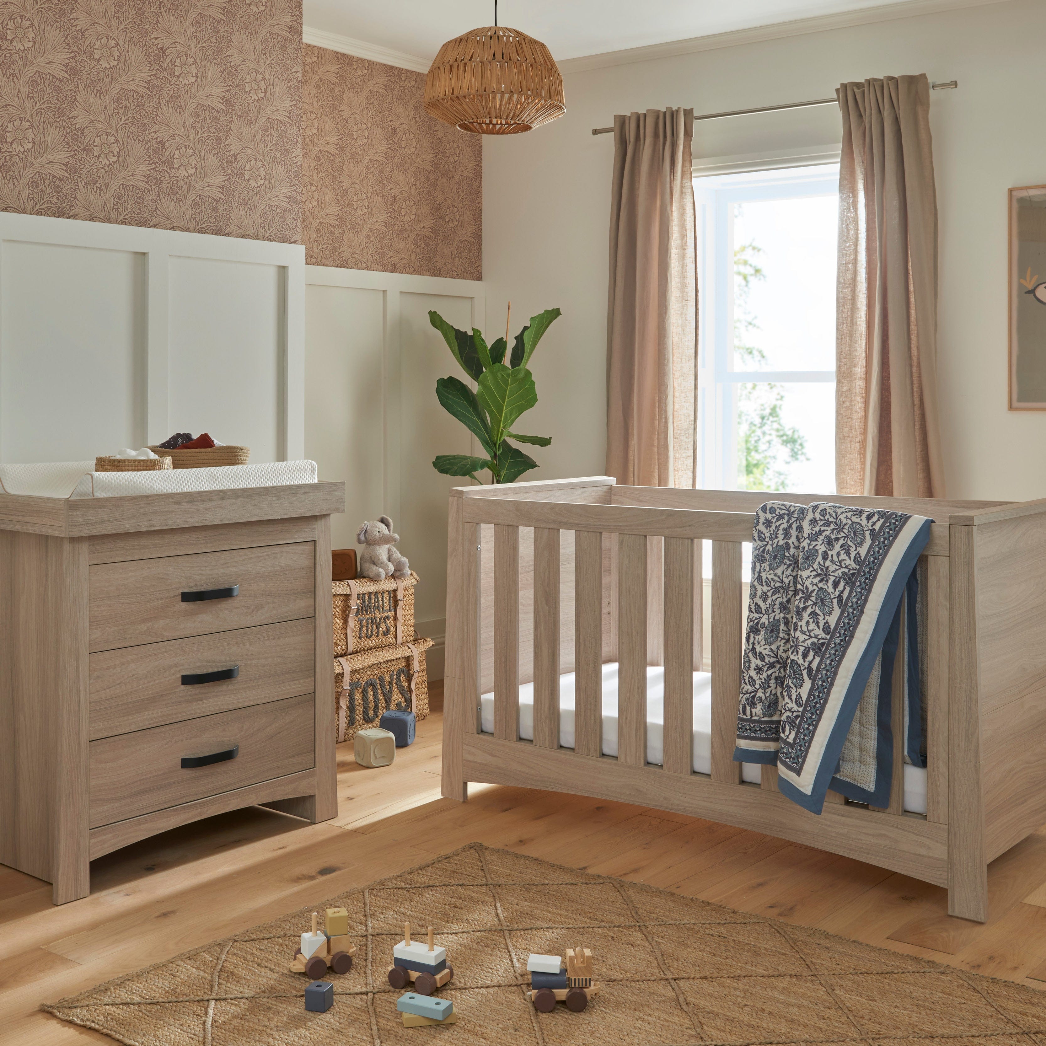 CuddleCo Isla 2 Piece Set in Ash Nursery Room Sets