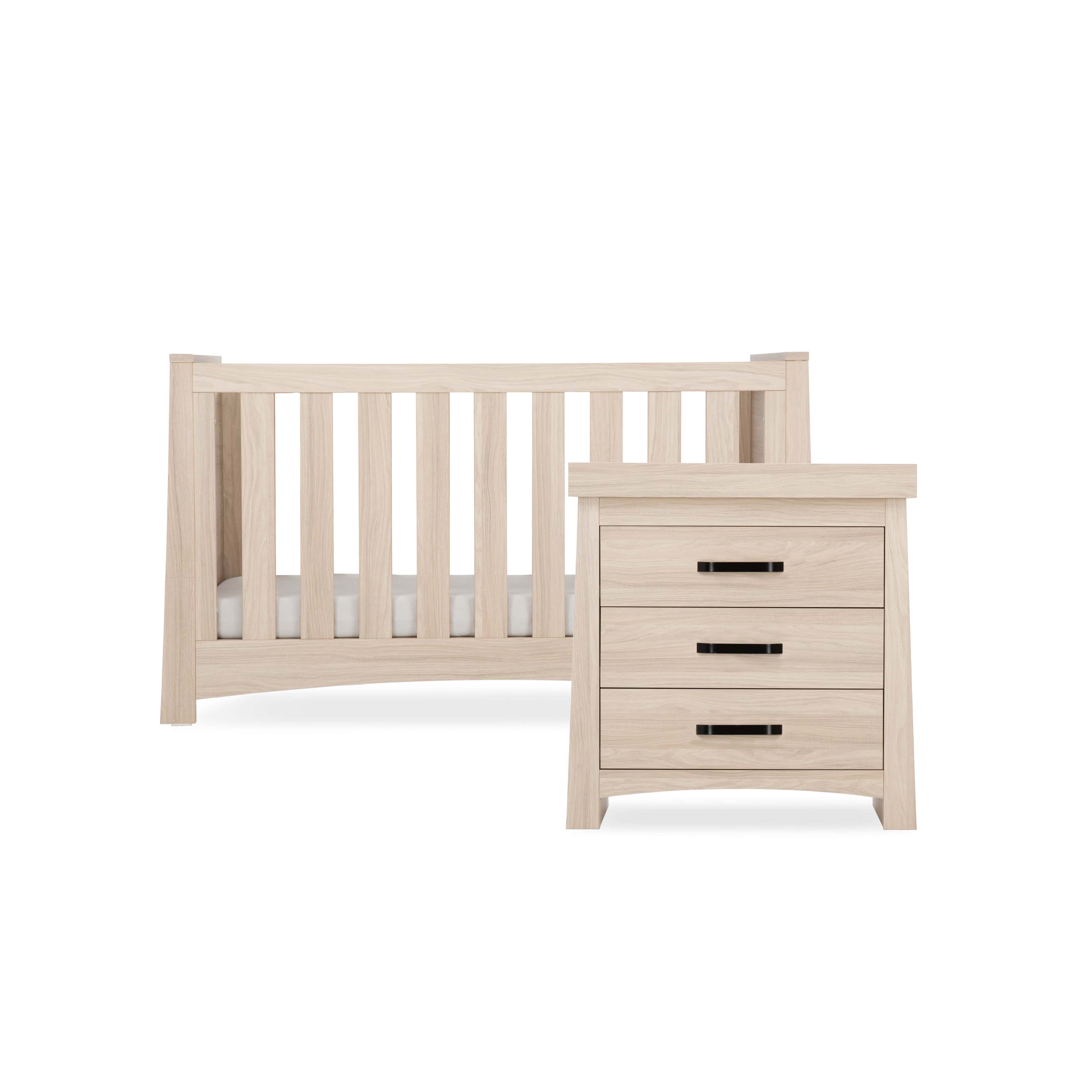 CuddleCo Isla 2 Piece Set in Ash Nursery Room Sets