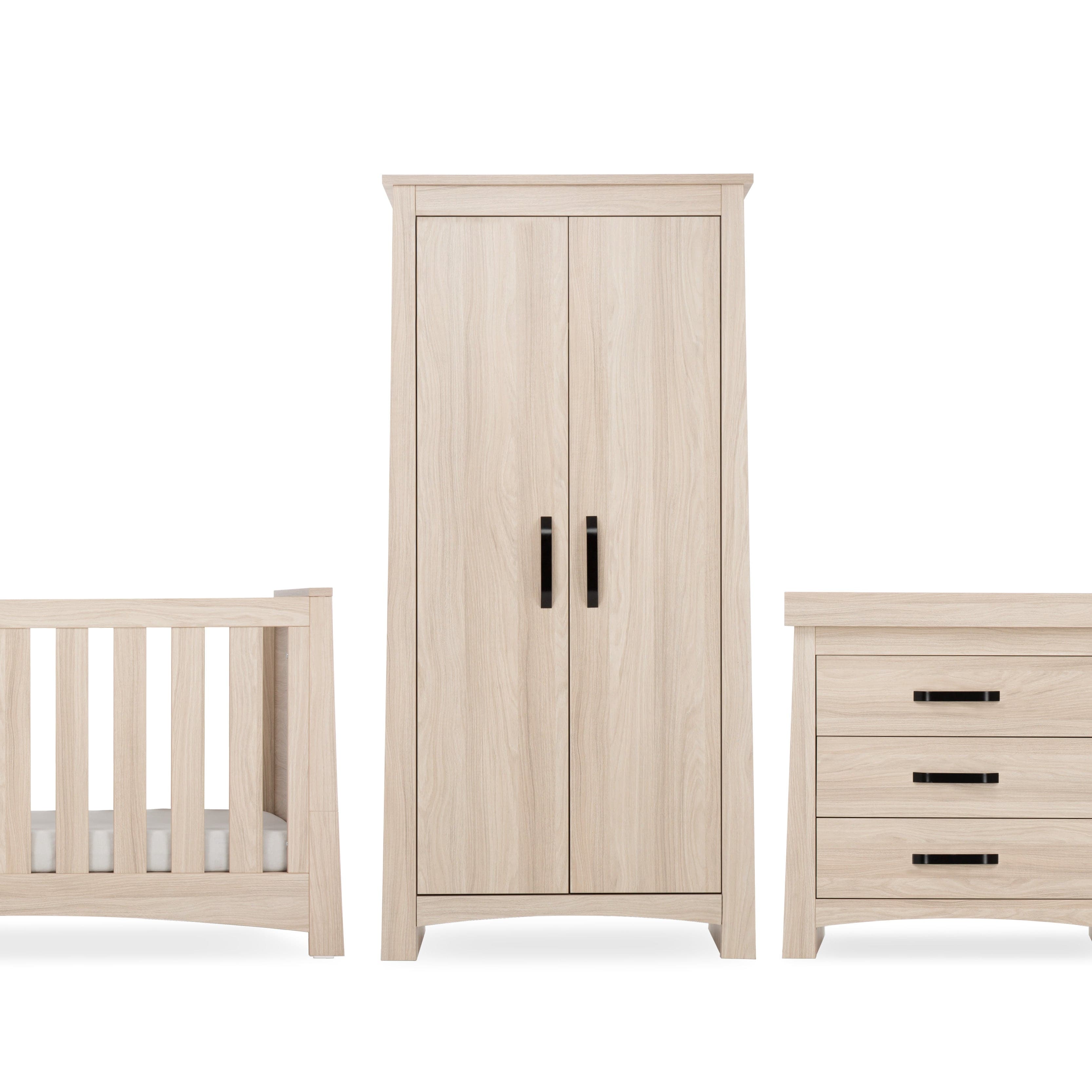 CuddleCo Isla 3 Piece Set in Ash Nursery Room Sets