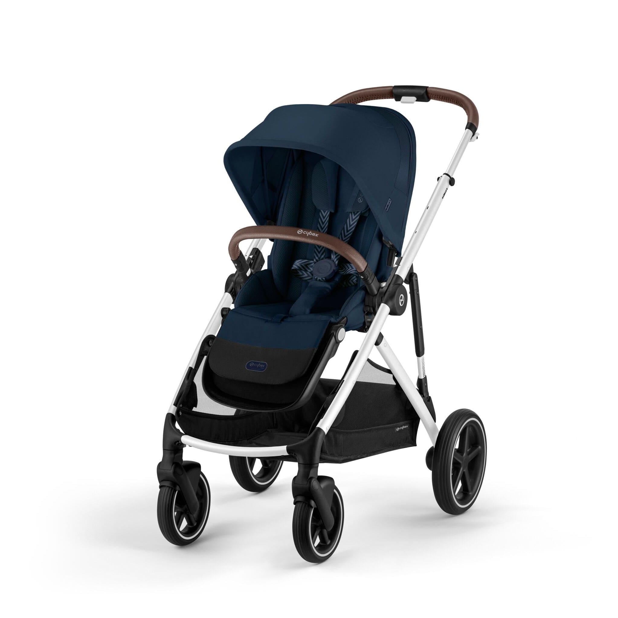 Cybex Gazelle S Essential Bundle in Silver/Ocean Blue Baby Prams 12765-SLV-OCE-BLU 4063846324873