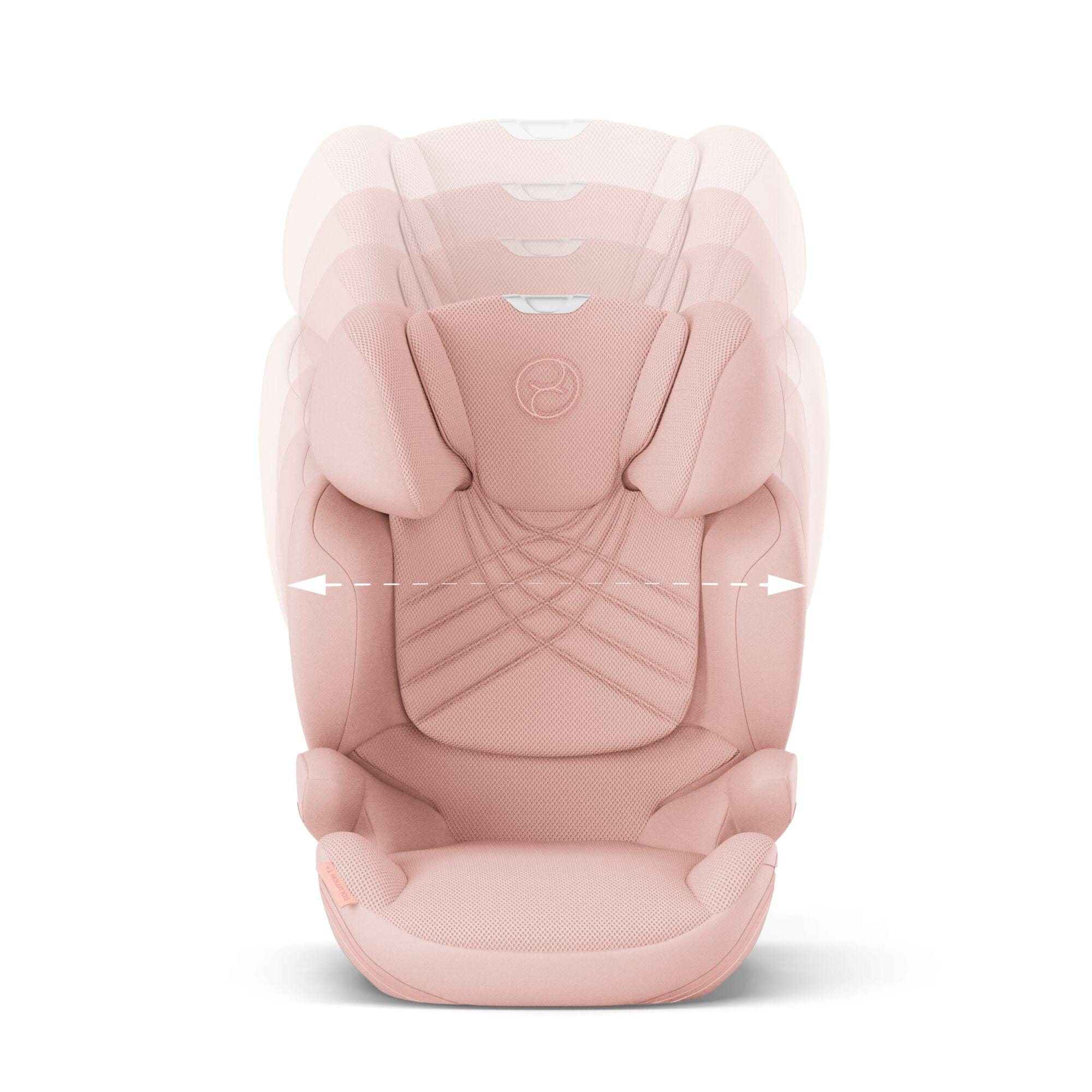 Cybex Solution T i-Fix Plus in Peach Pink Highback Booster Seats 522004112 4063846380350