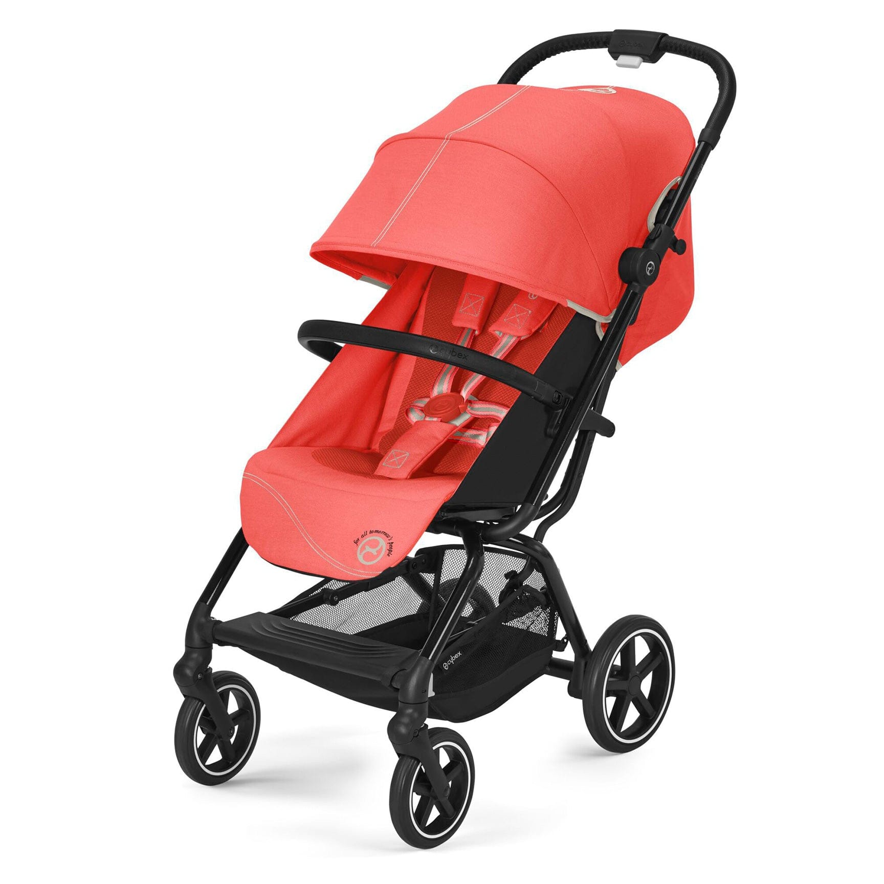 cybex stroller red Cybex Eezy S+ 2 in Hibiscus Red