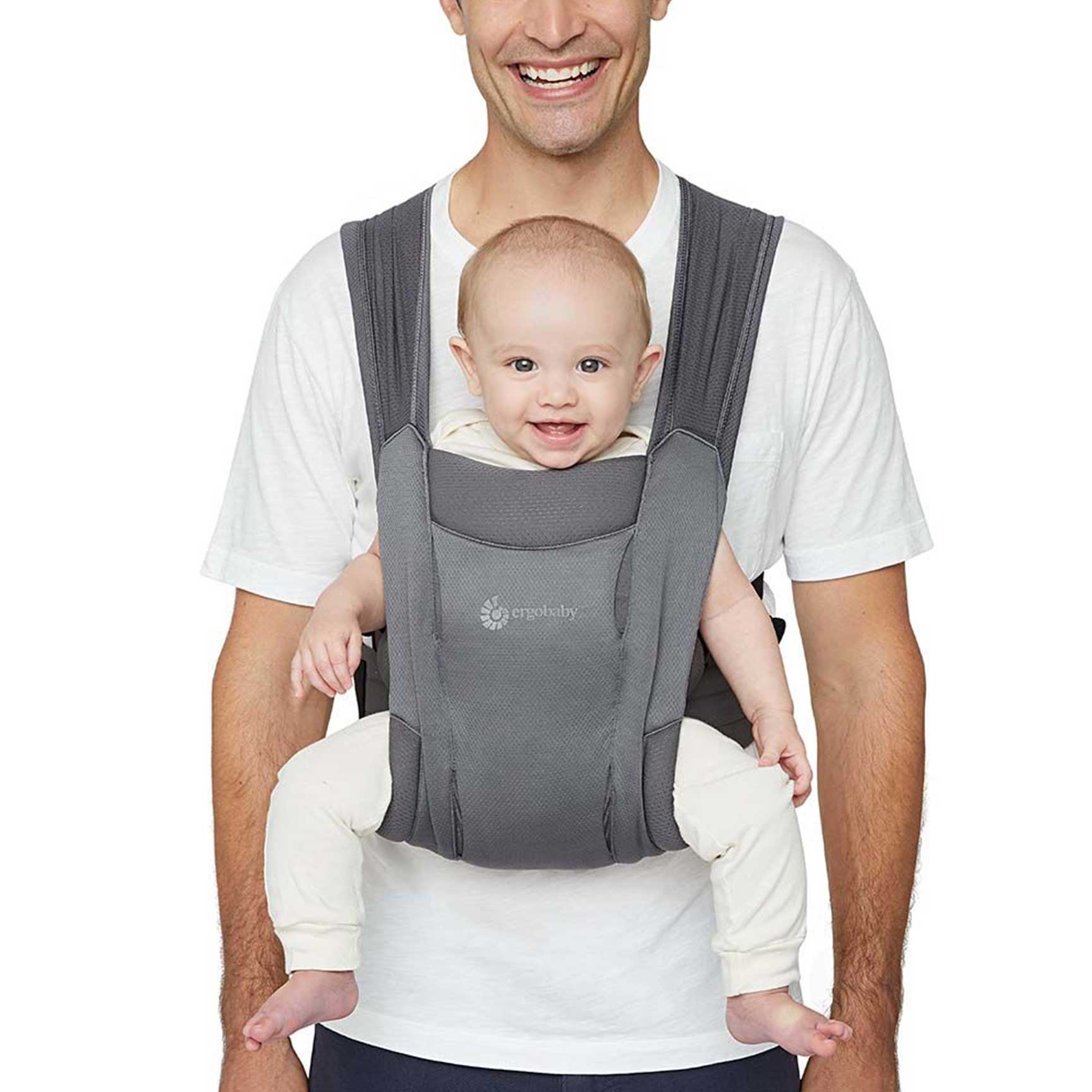 Ergobaby Embrace Soft Air Mesh in Washed Black Baby Carriers BCEMASAMBLK 1220000205130