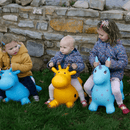 Happy Hopperz Blue Giraffe