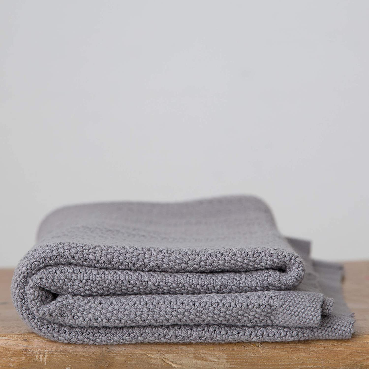 Hippychick Cellular Baby Blanket Slate Grey Swaddling, Shawls & Blankets MTH0003 5060142913113
