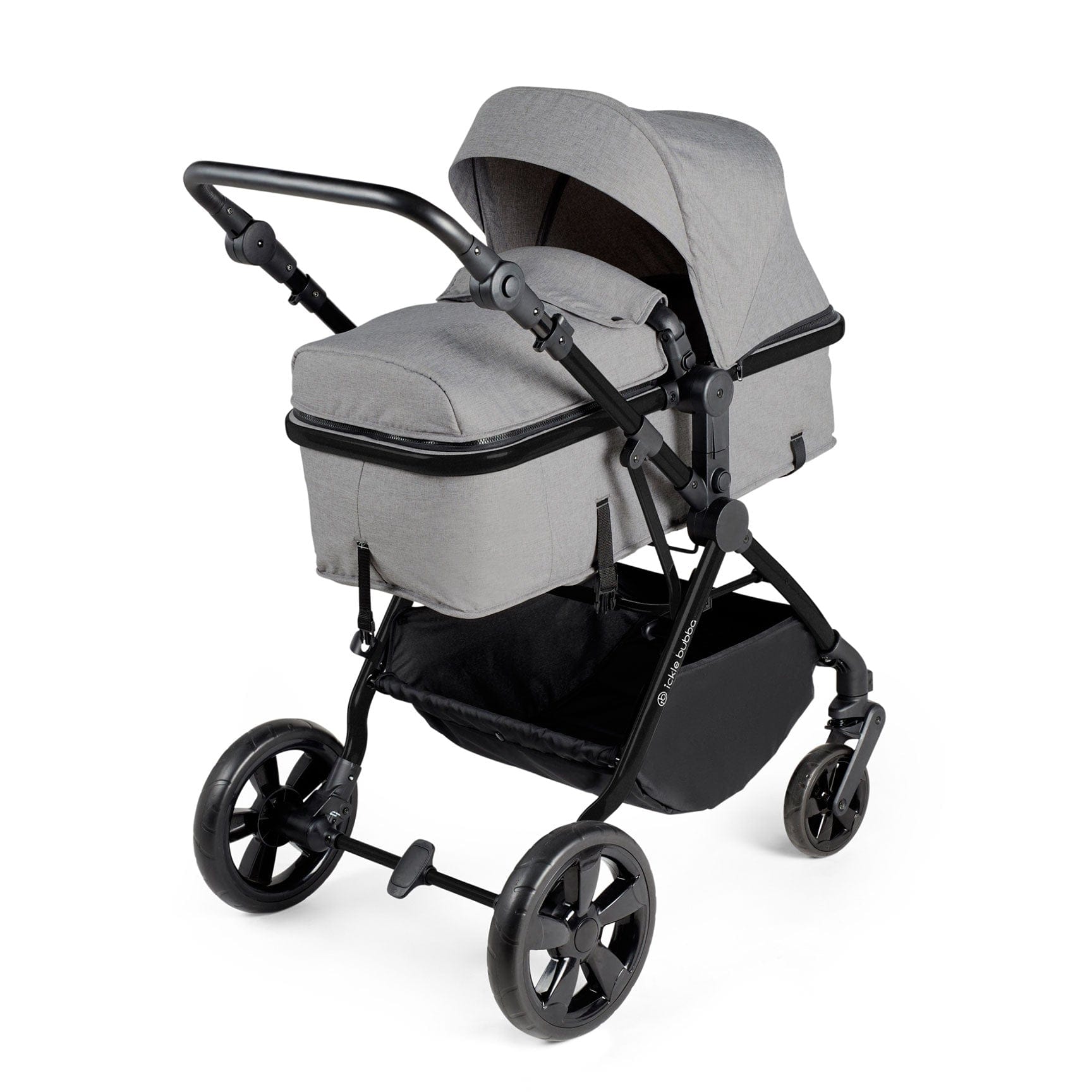 Ickle Bubba Comet 3-in-1 Travel System with Astral Car Seat in Space Grey Baby Prams 10-008-101-014 5056515025767