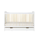 Ickle Bubba Coleby Classic Cot Bed with Under Drawer Scandi White Cot Beds