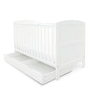 Ickle Bubba Coleby Classic Cot Bed with Under Drawer White Cot Beds
