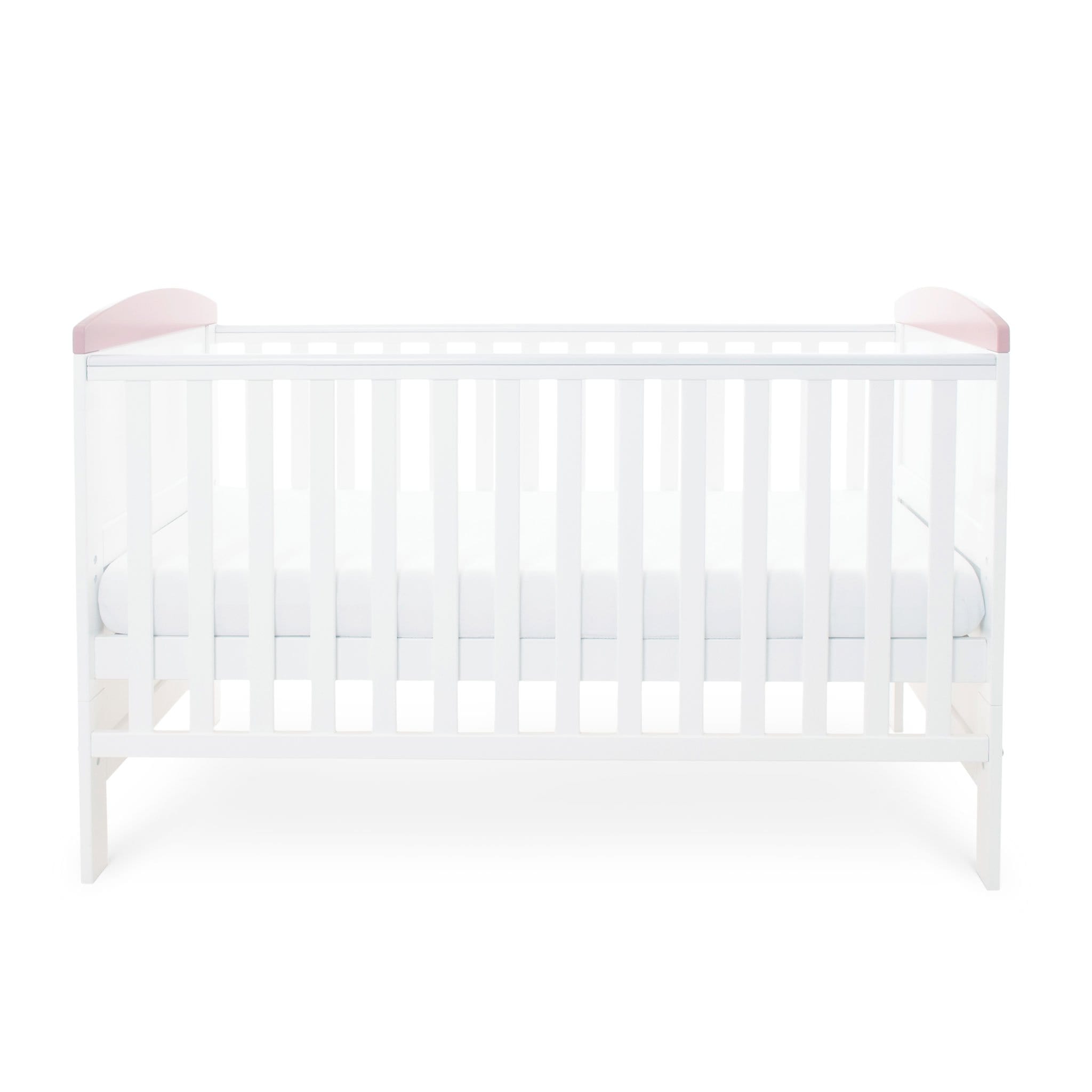 Ickle Bubba Coleby Style Cot Bed Elephant Love Pink Cot Beds