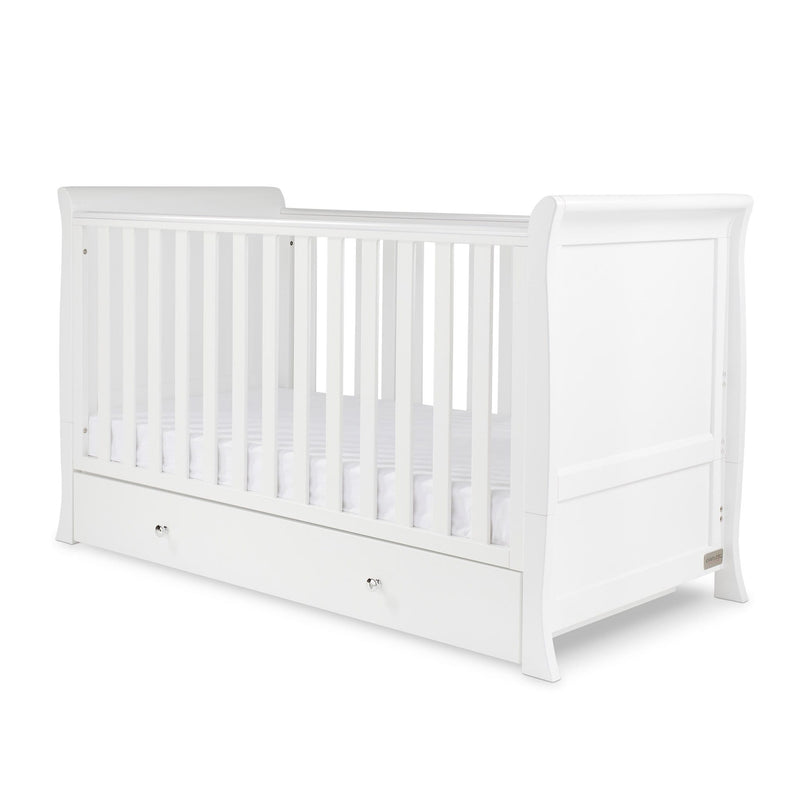Ickle Bubba Snowdon Classic Cot Bed - White Cot Beds