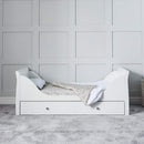 Ickle Bubba Snowdon Classic Cot Bed - White Cot Beds